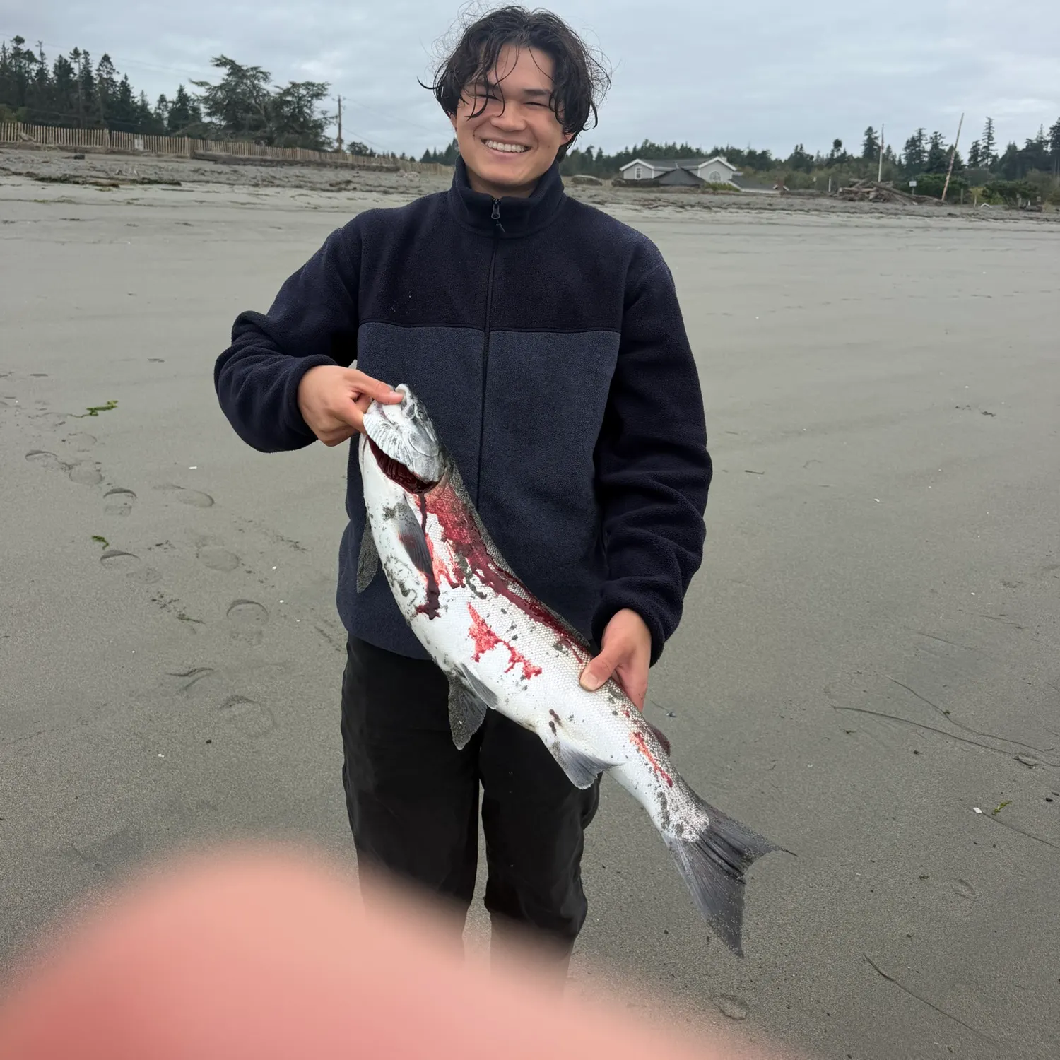 Coho salmon caught on Fishbrain