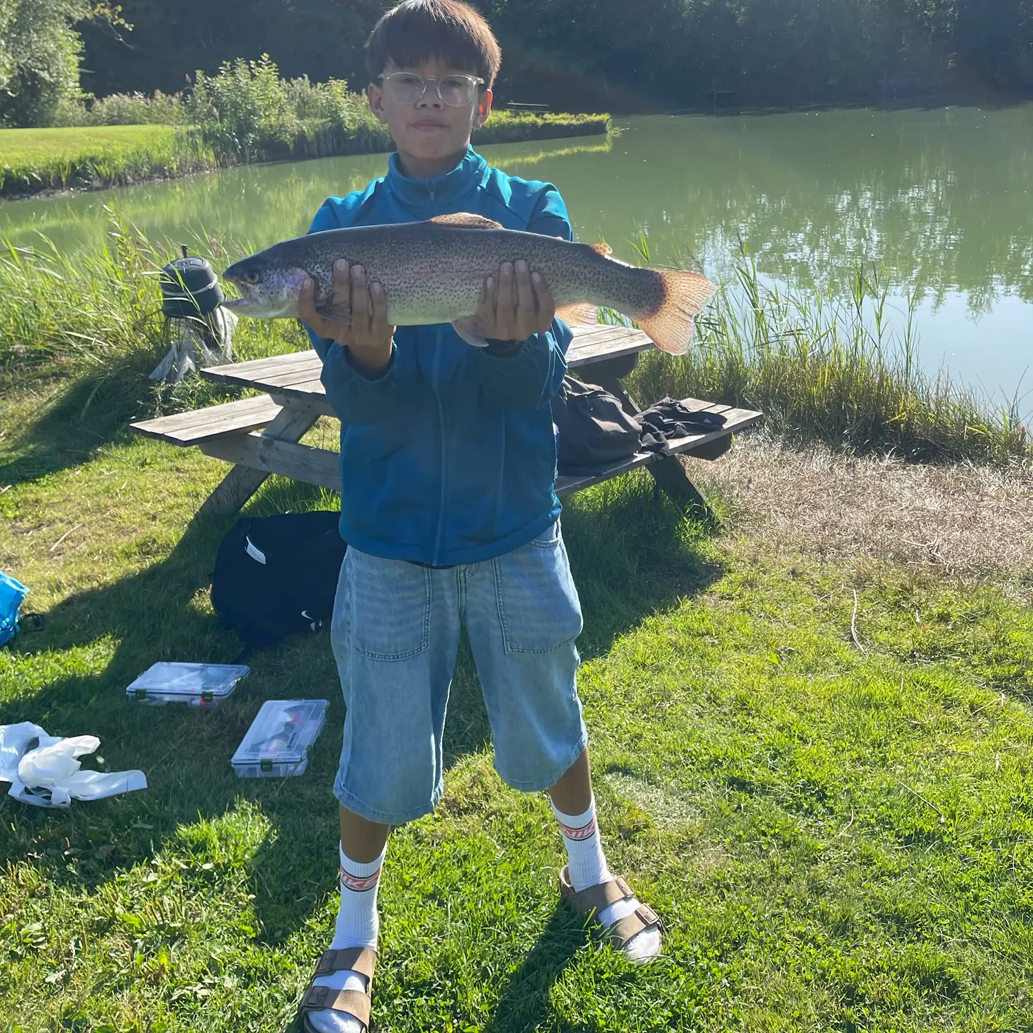 Rainbow trout caught on Fishbrain