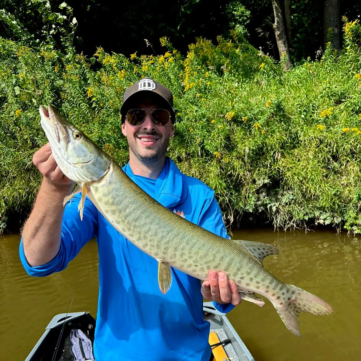 Muskie caught on Fishbrain