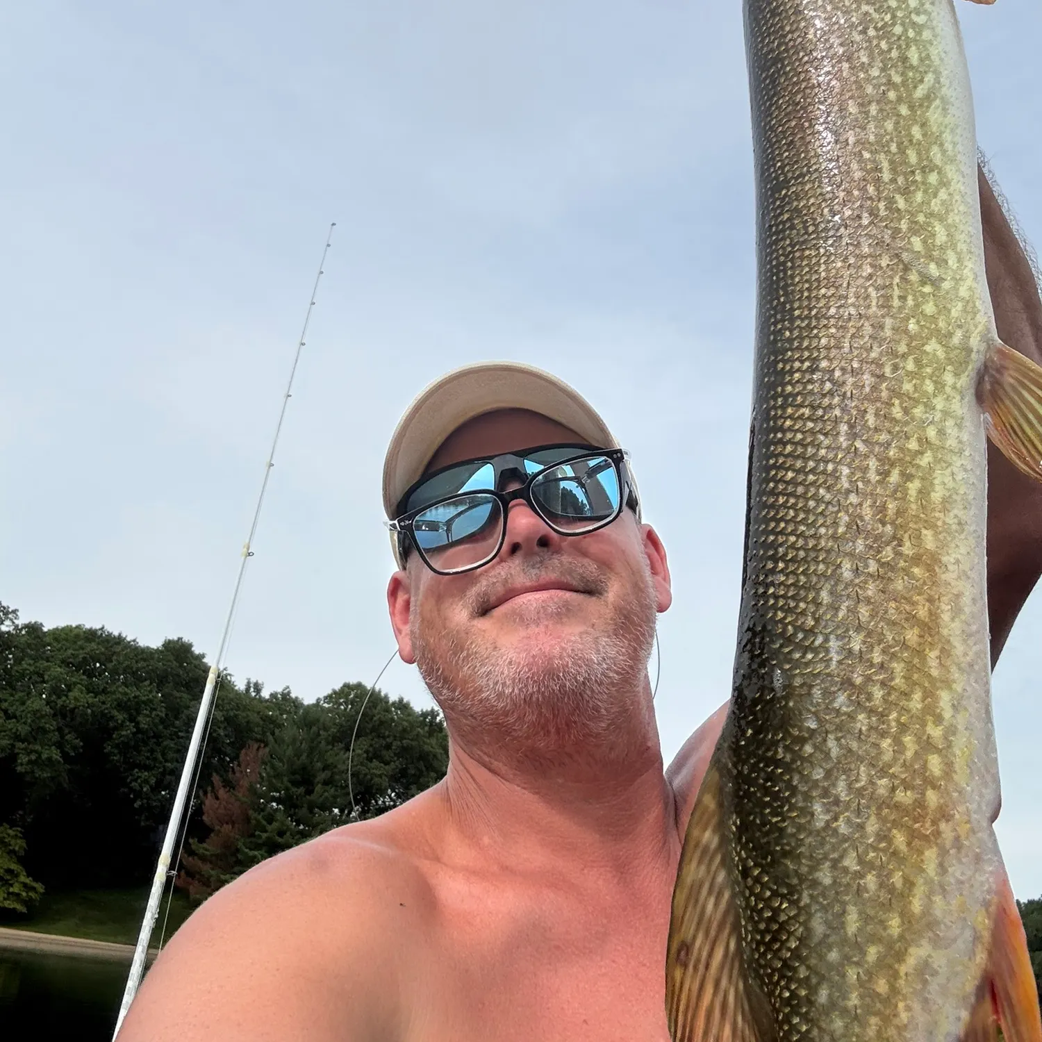 Northern pike caught on Fishbrain