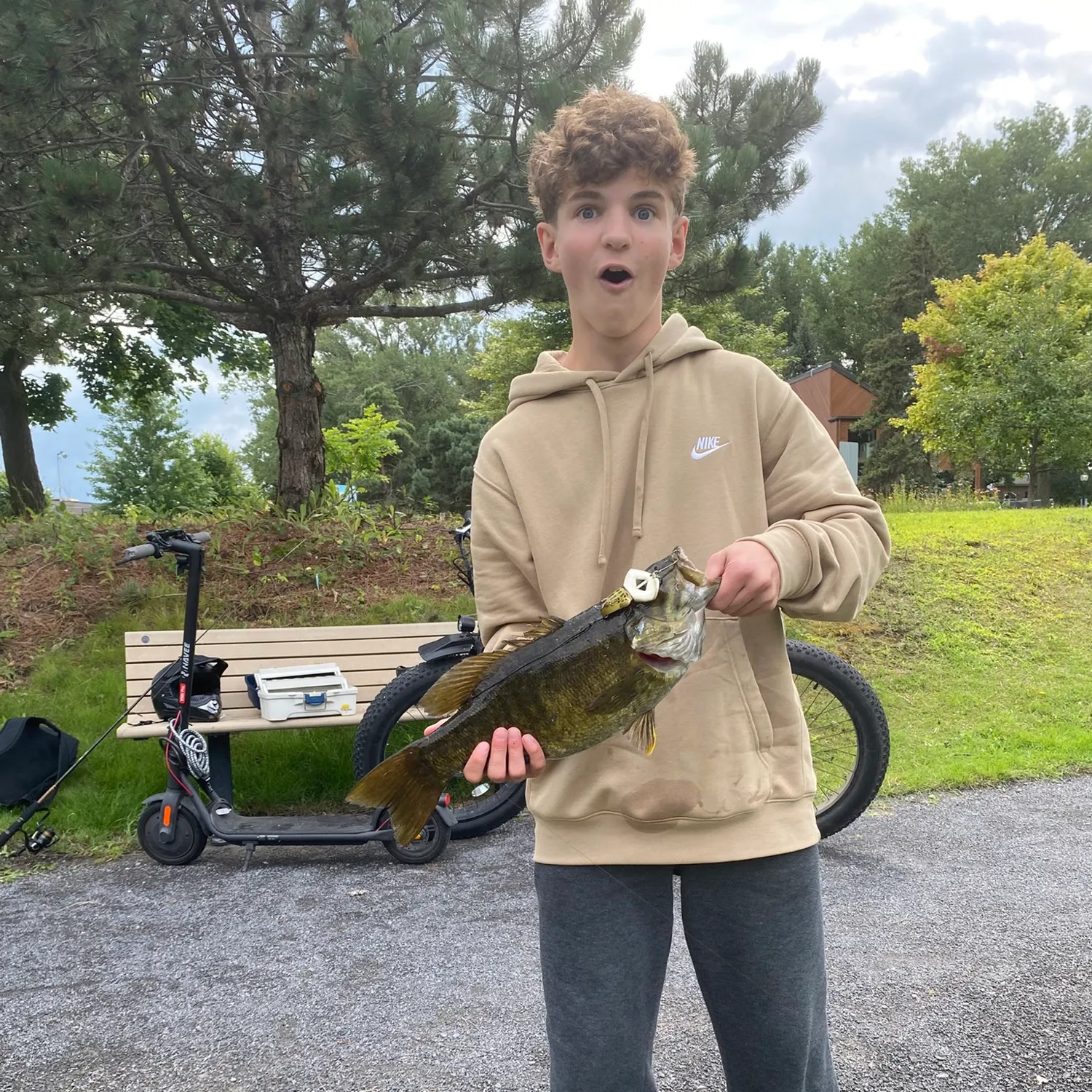 Smallmouth bass caught on Fishbrain
