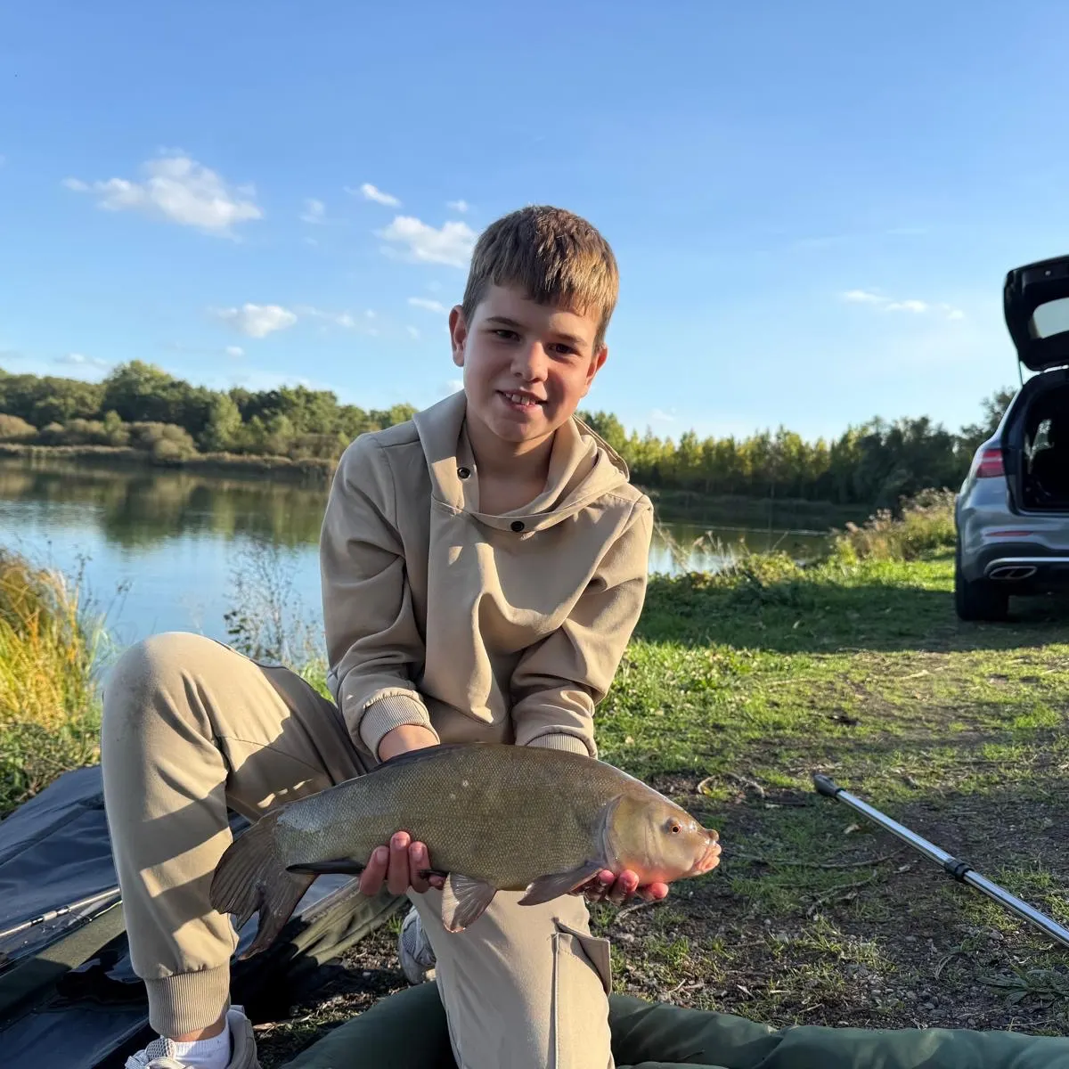 Tench caught on Fishbrain