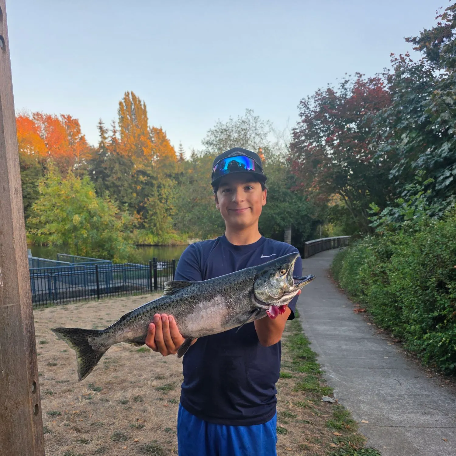 Chinook salmon caught on Fishbrain
