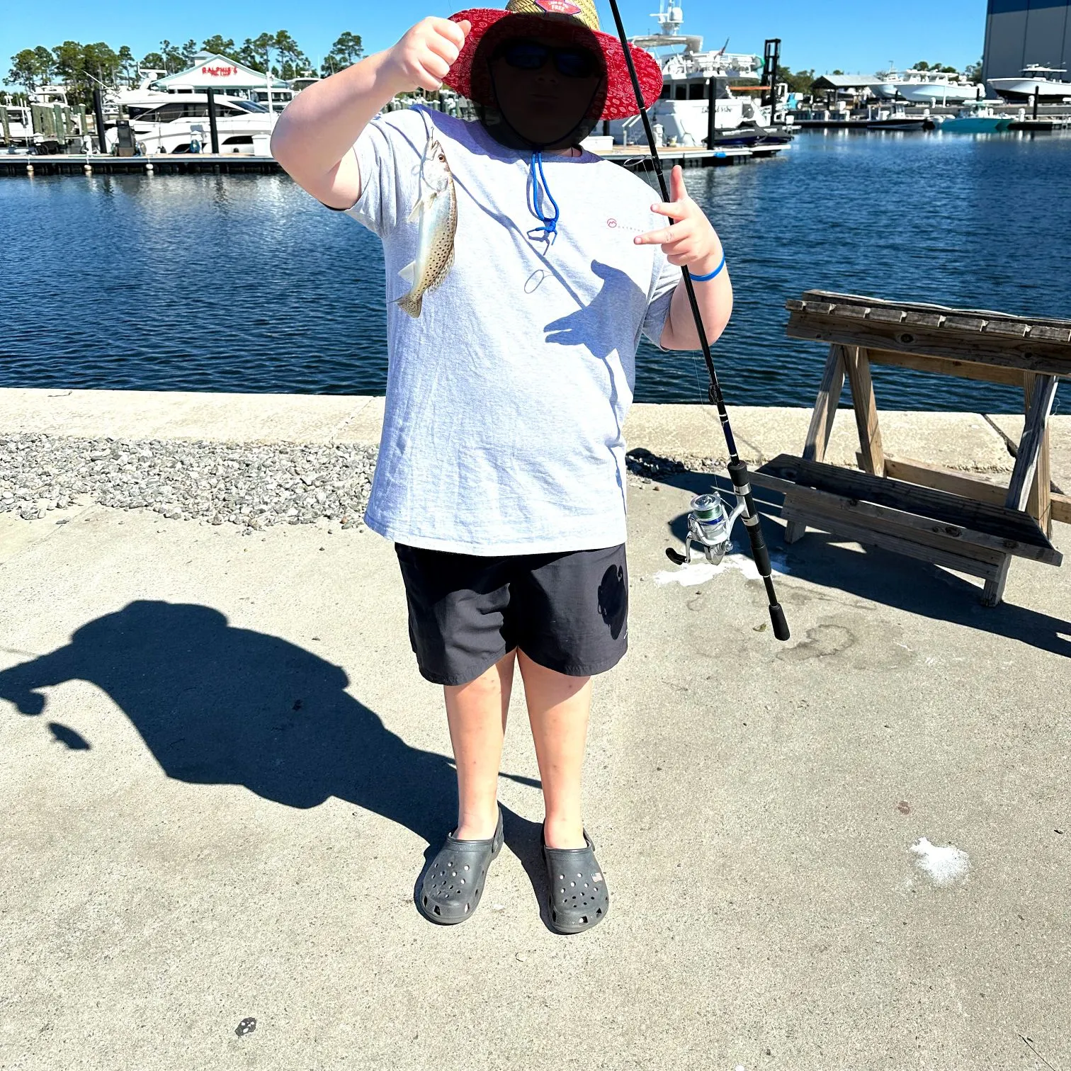 Spotted seatrout caught on Fishbrain