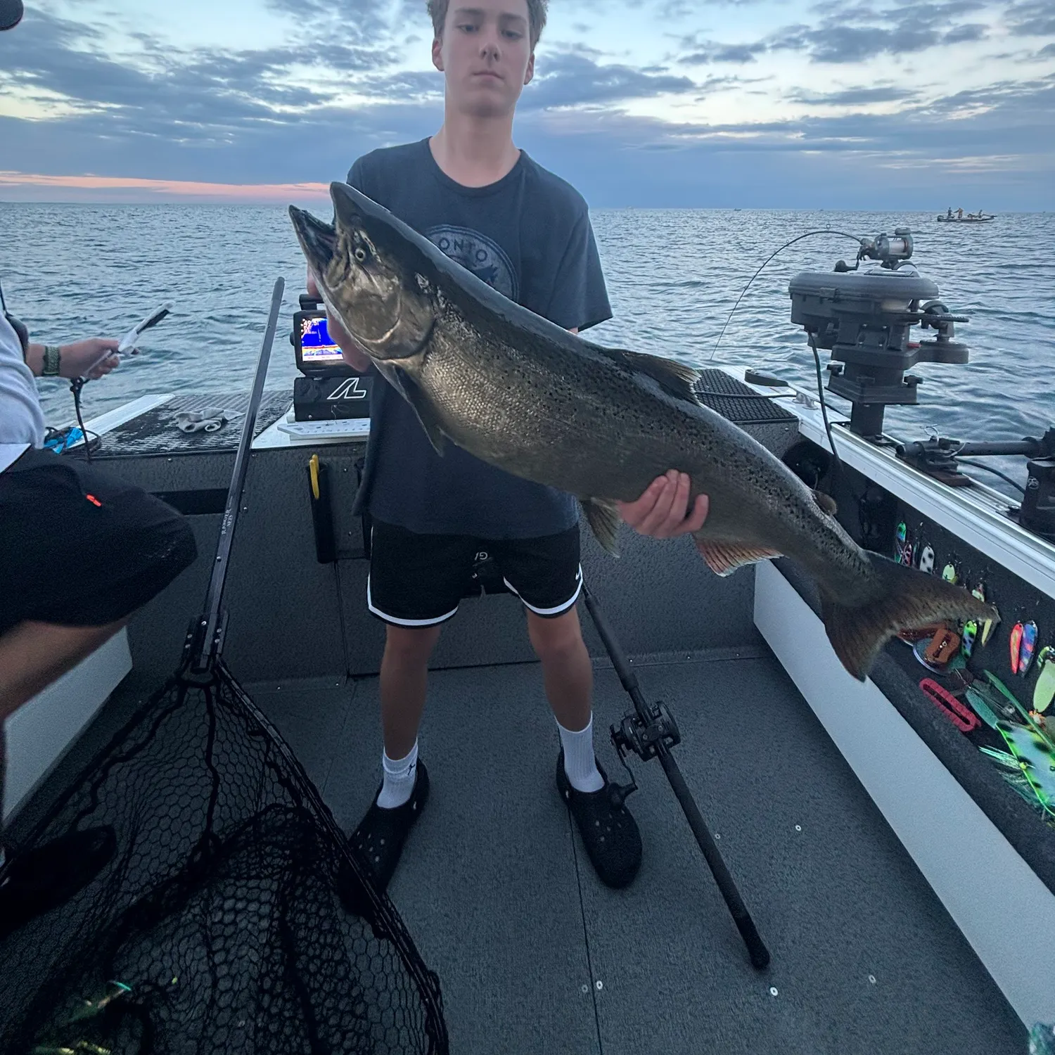 Chinook salmon caught on Fishbrain