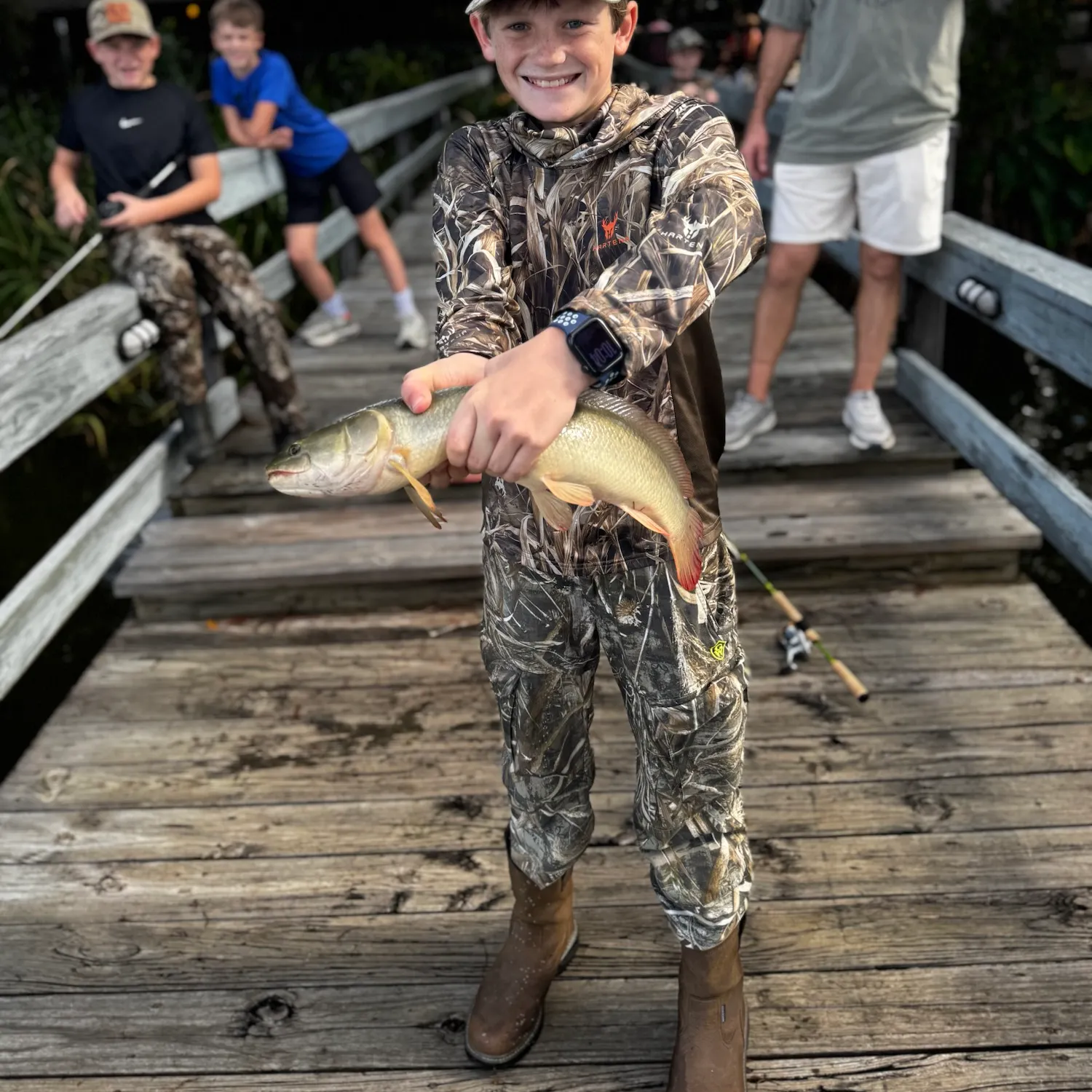 Ruddy bowfin caught on Fishbrain