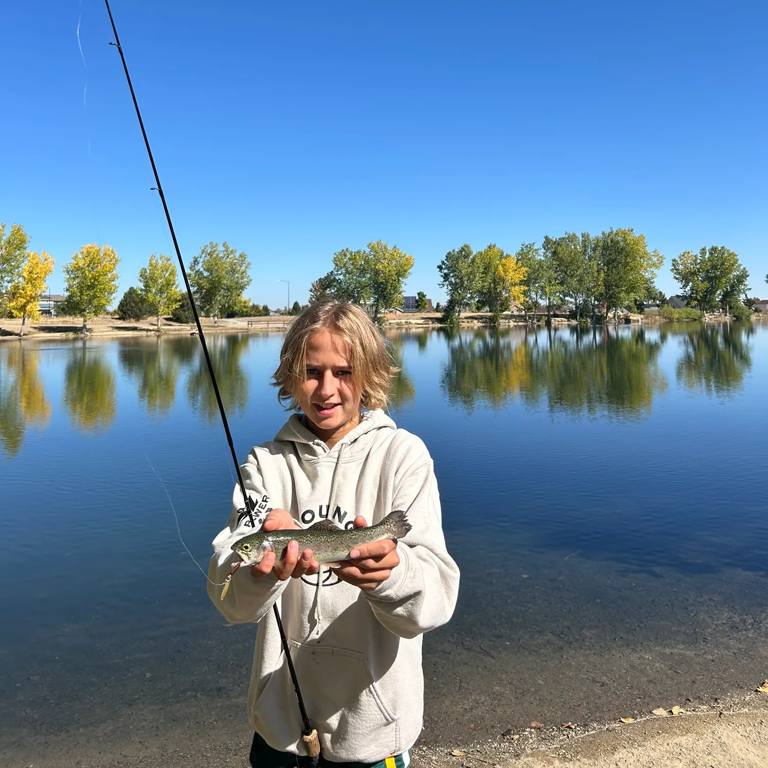 Rainbow trout caught on Fishbrain