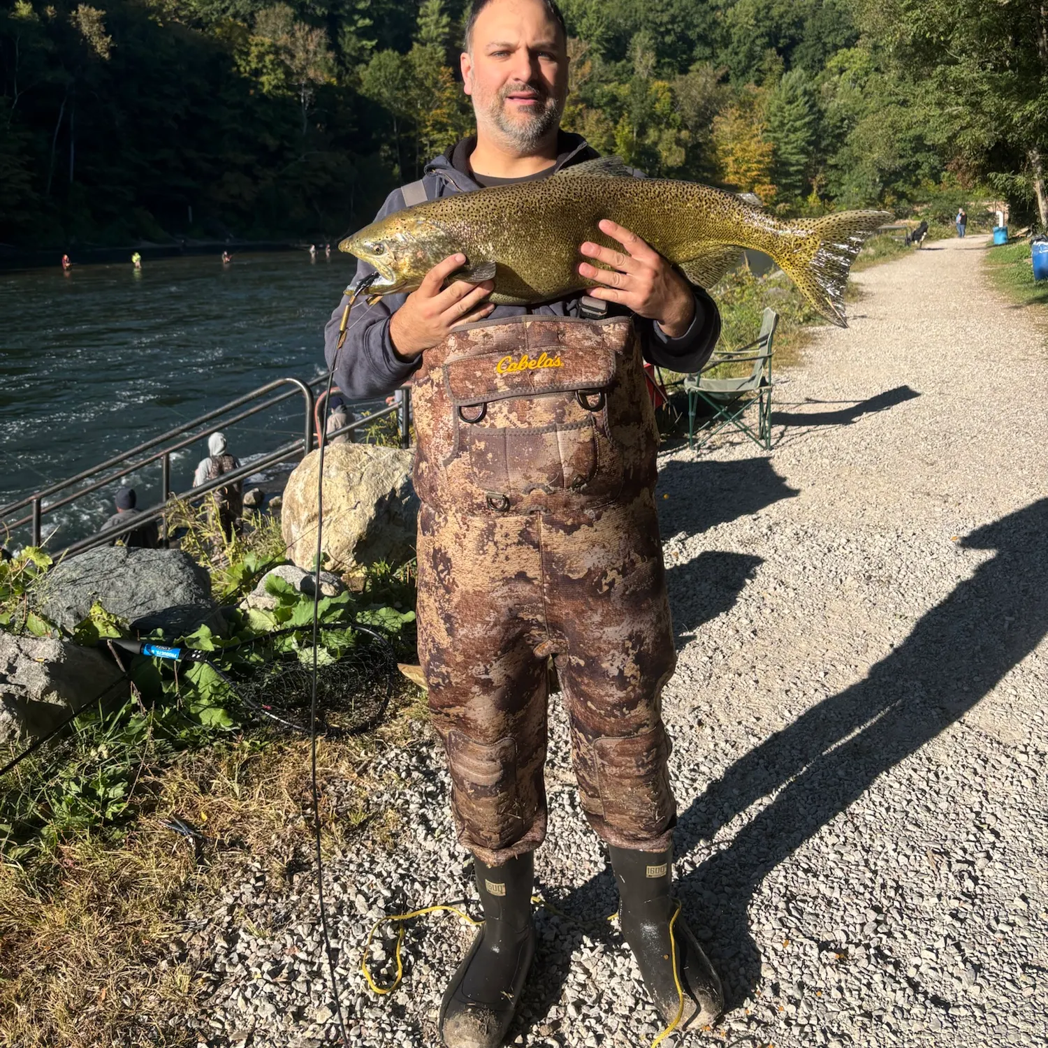 Chinook salmon caught on Fishbrain