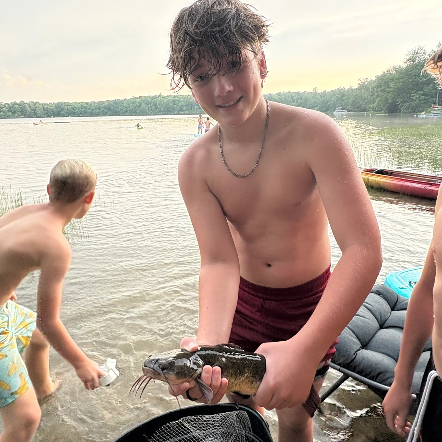 Channel catfish caught on Fishbrain