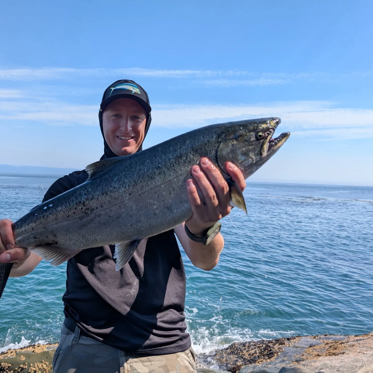 Chinook salmon caught on Fishbrain