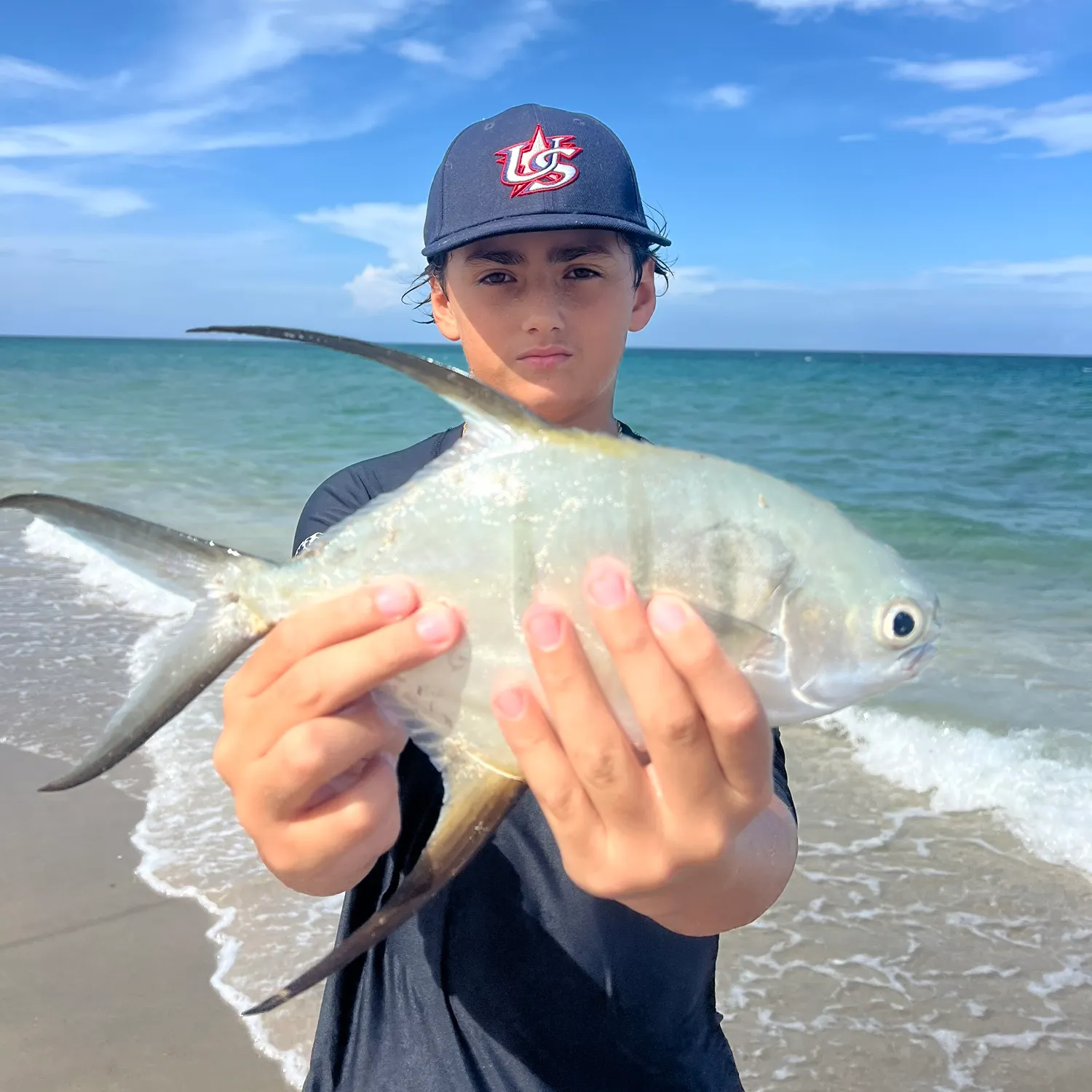 The most recent Palometa catches on Fishbrain