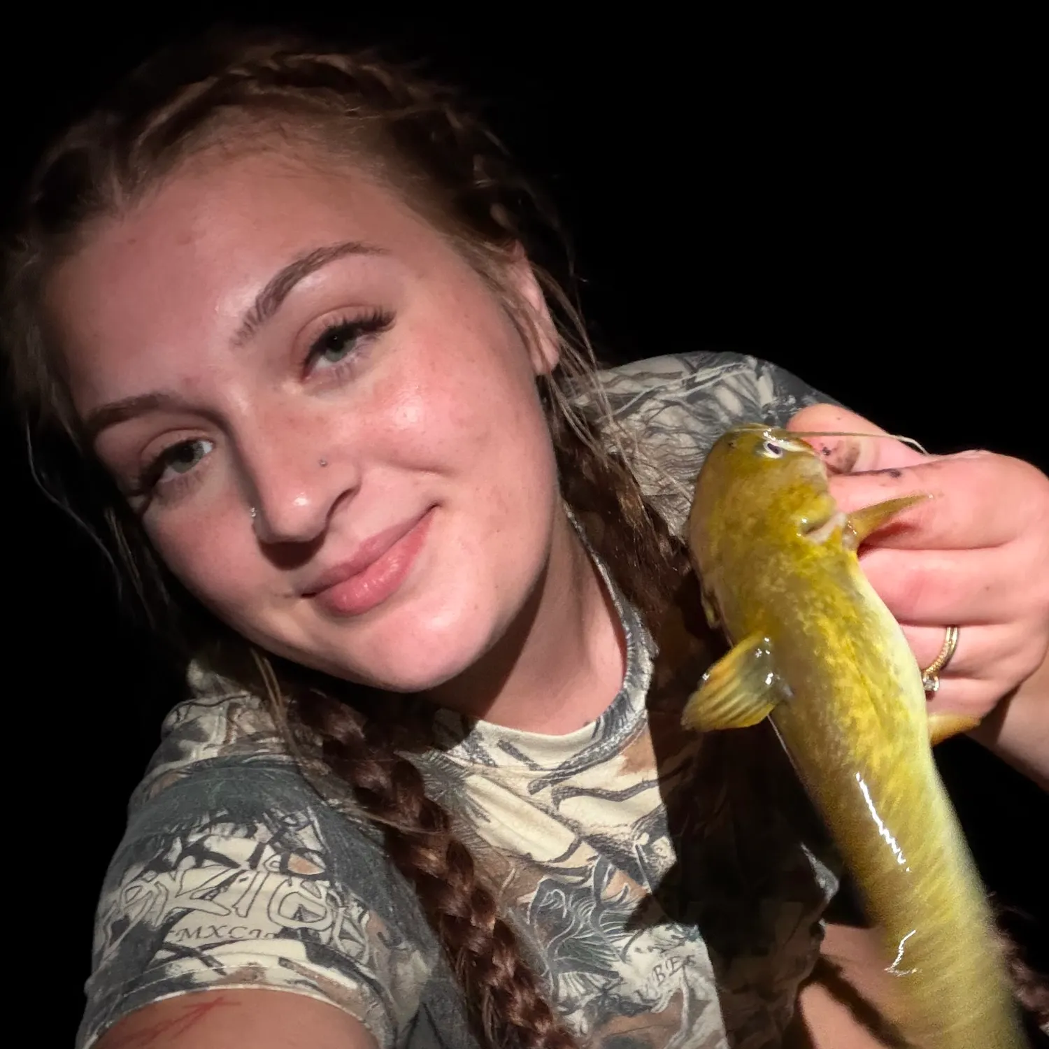 Yellow bullhead caught on Fishbrain