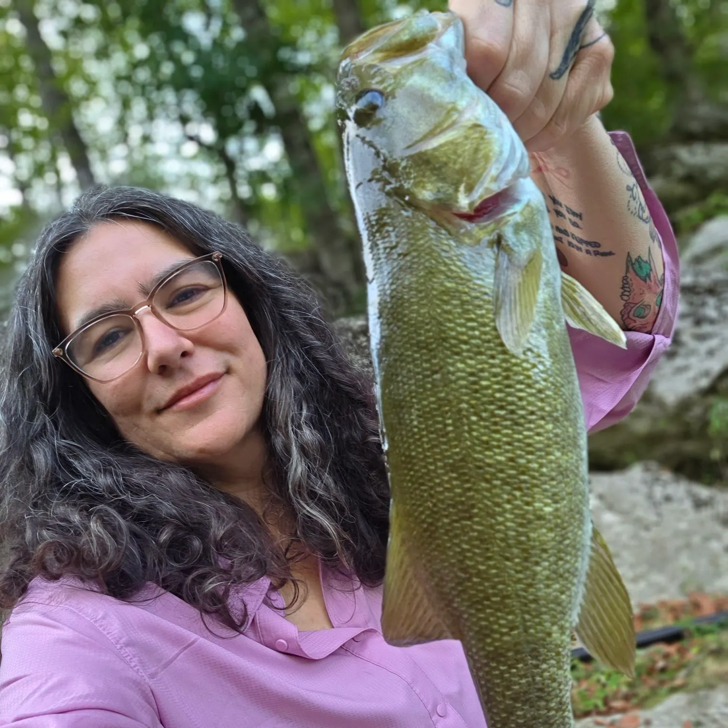 Smallmouth bass caught on Fishbrain