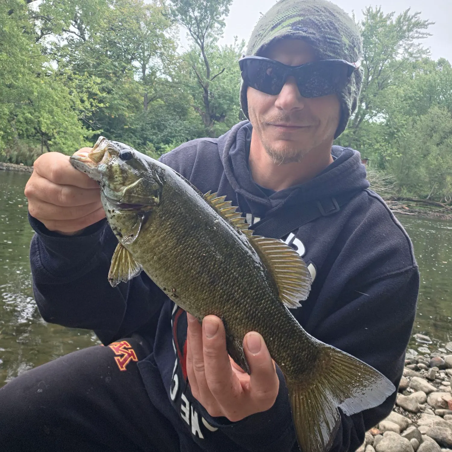 Smallmouth bass caught on Fishbrain