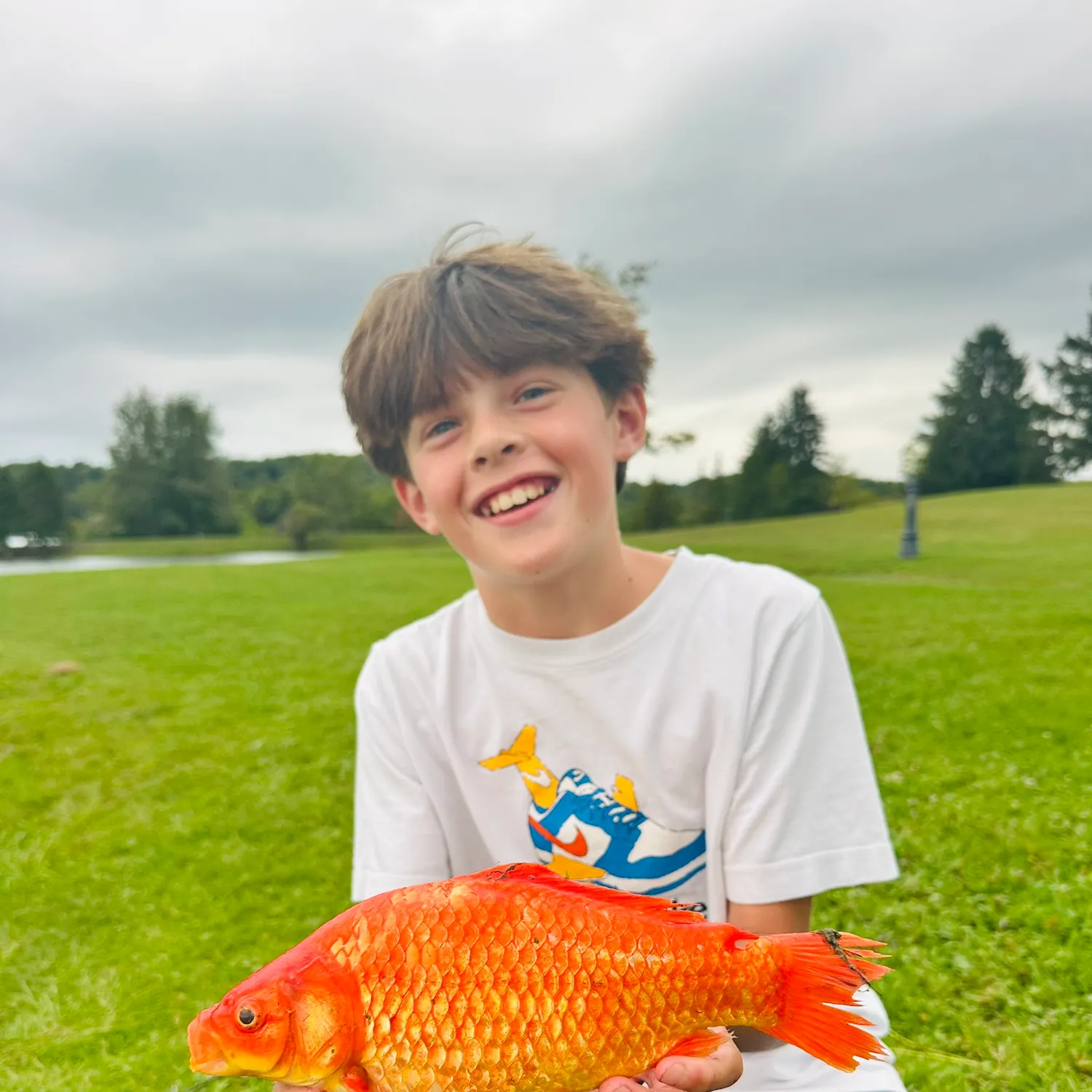 Goldfish caught on Fishbrain