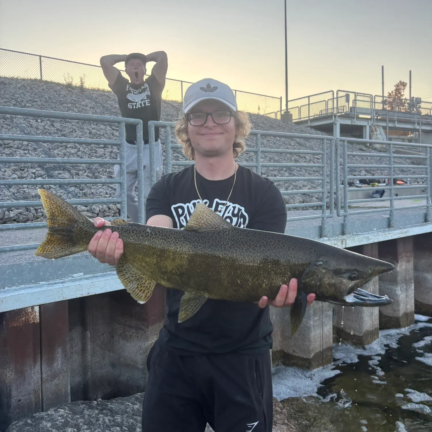 Chinook salmon caught on Fishbrain