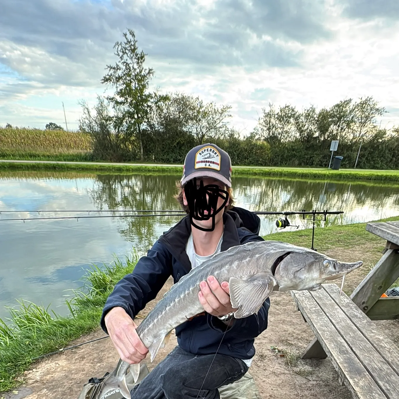 Sterlet caught on Fishbrain