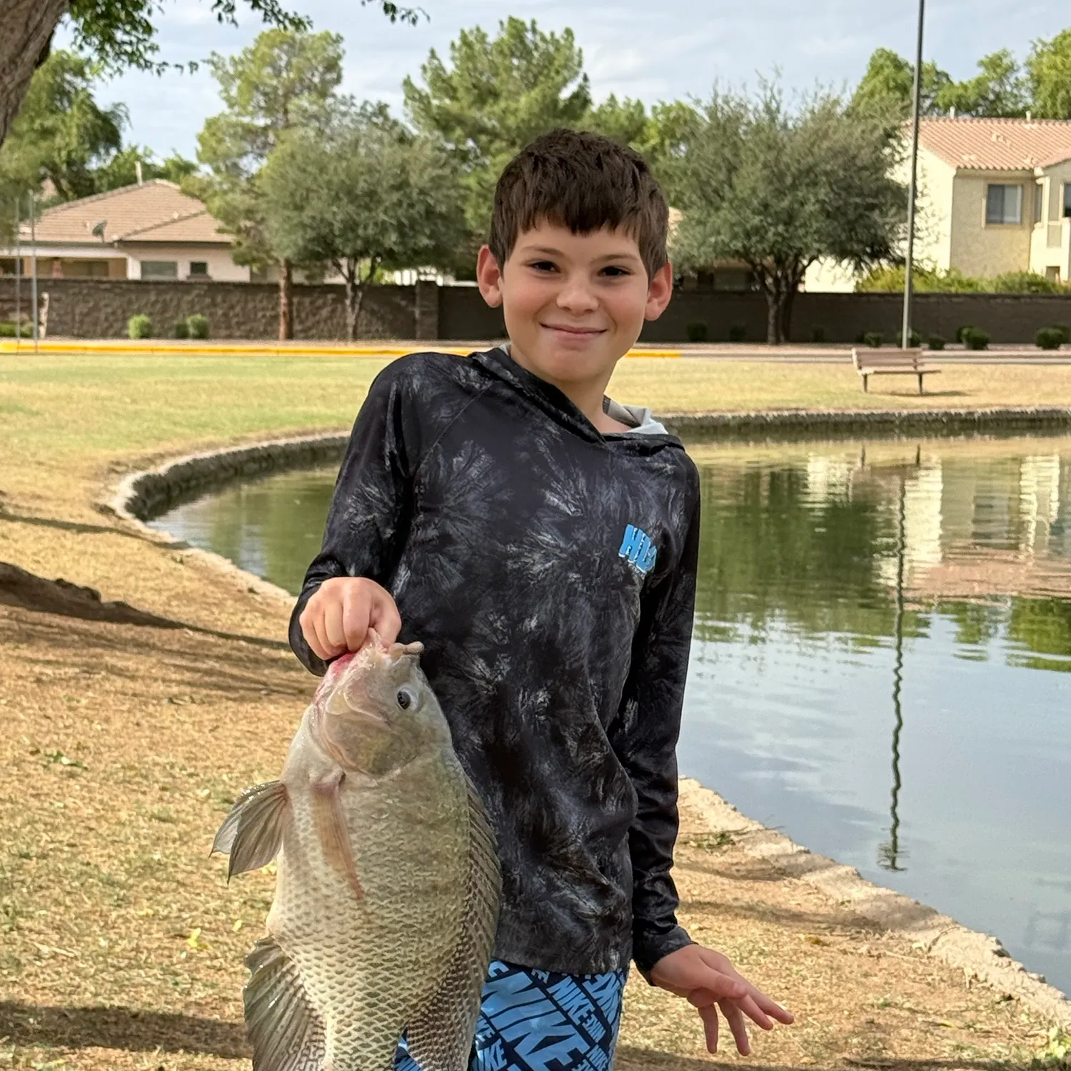 Nile tilapia caught on Fishbrain