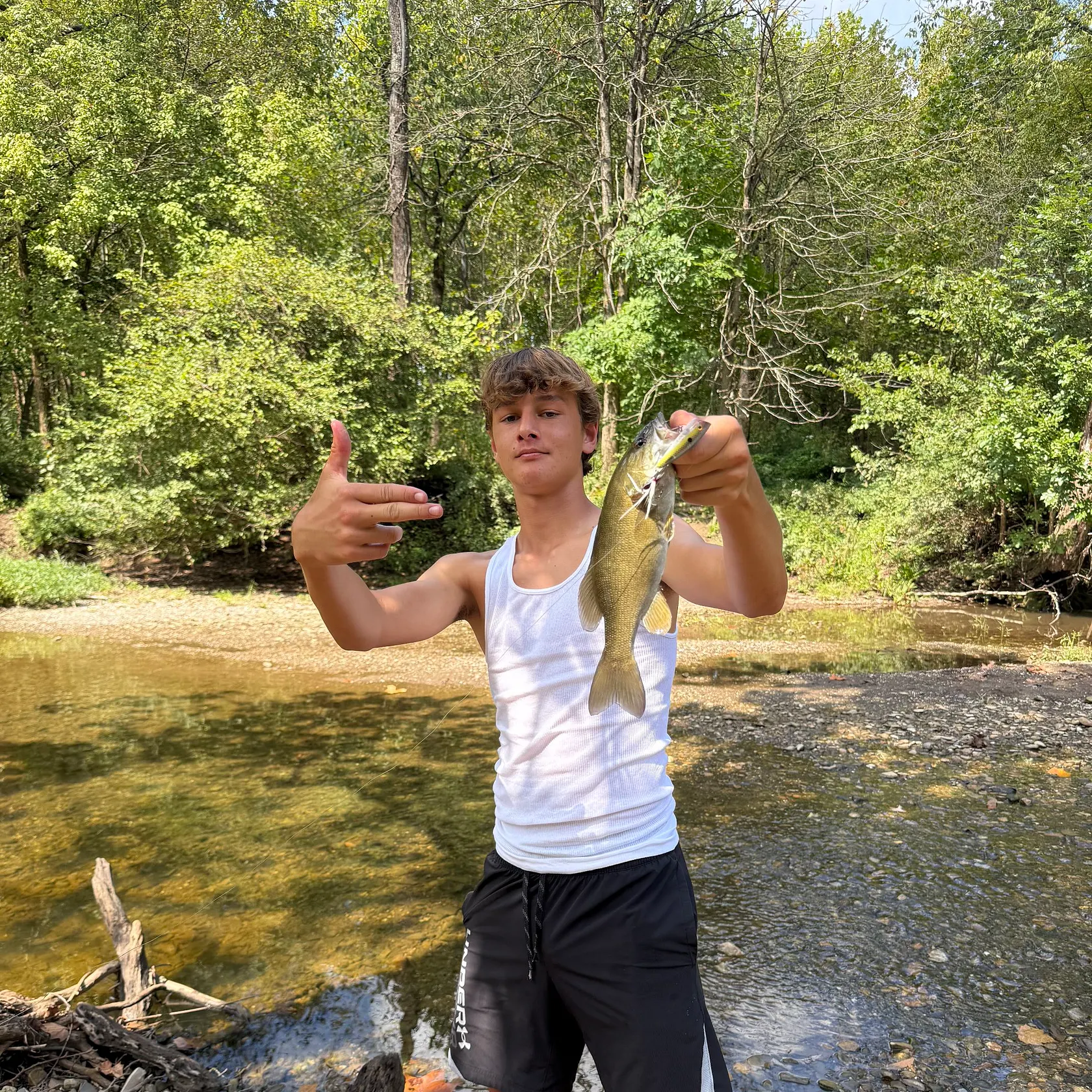 Smallmouth bass caught on Fishbrain