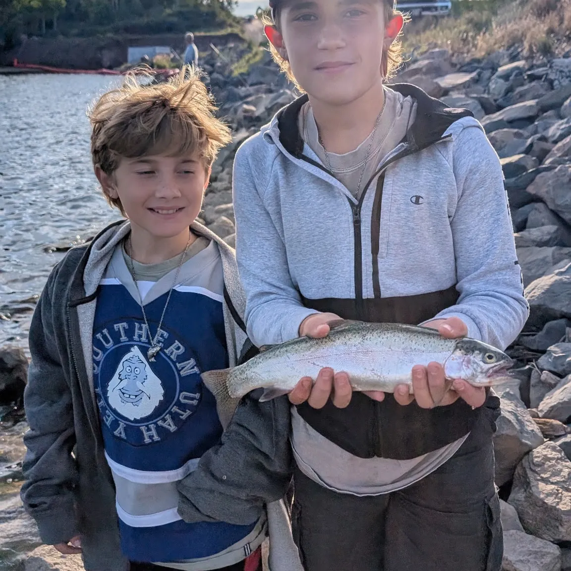 Rainbow trout caught on Fishbrain