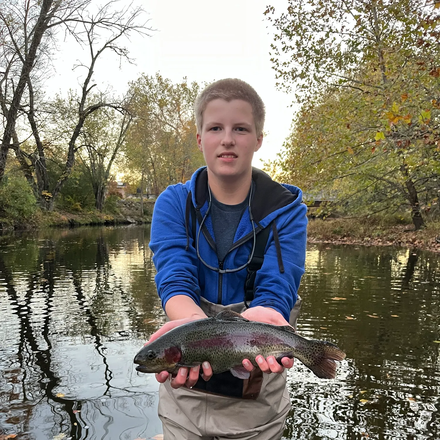 Rainbow trout caught on Fishbrain