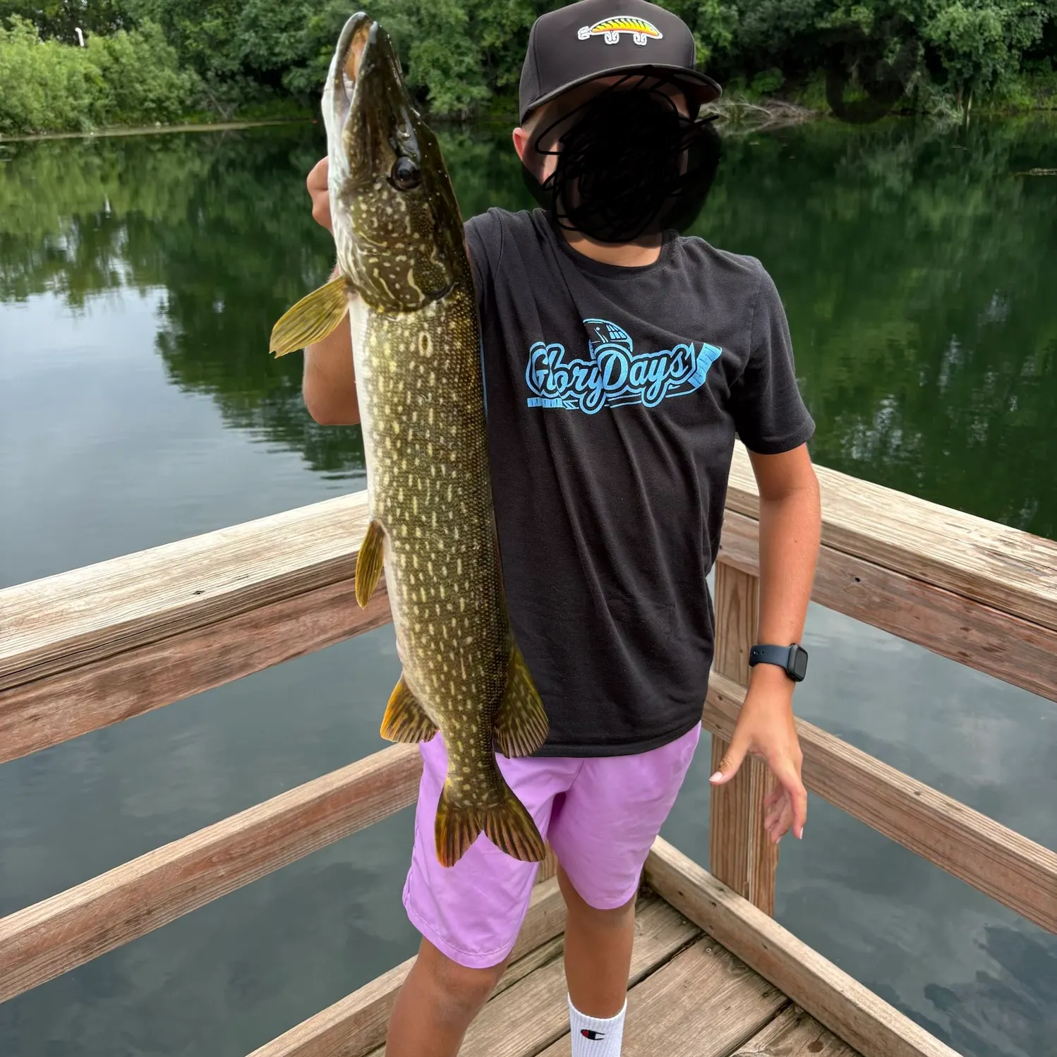 Northern pike caught on Fishbrain