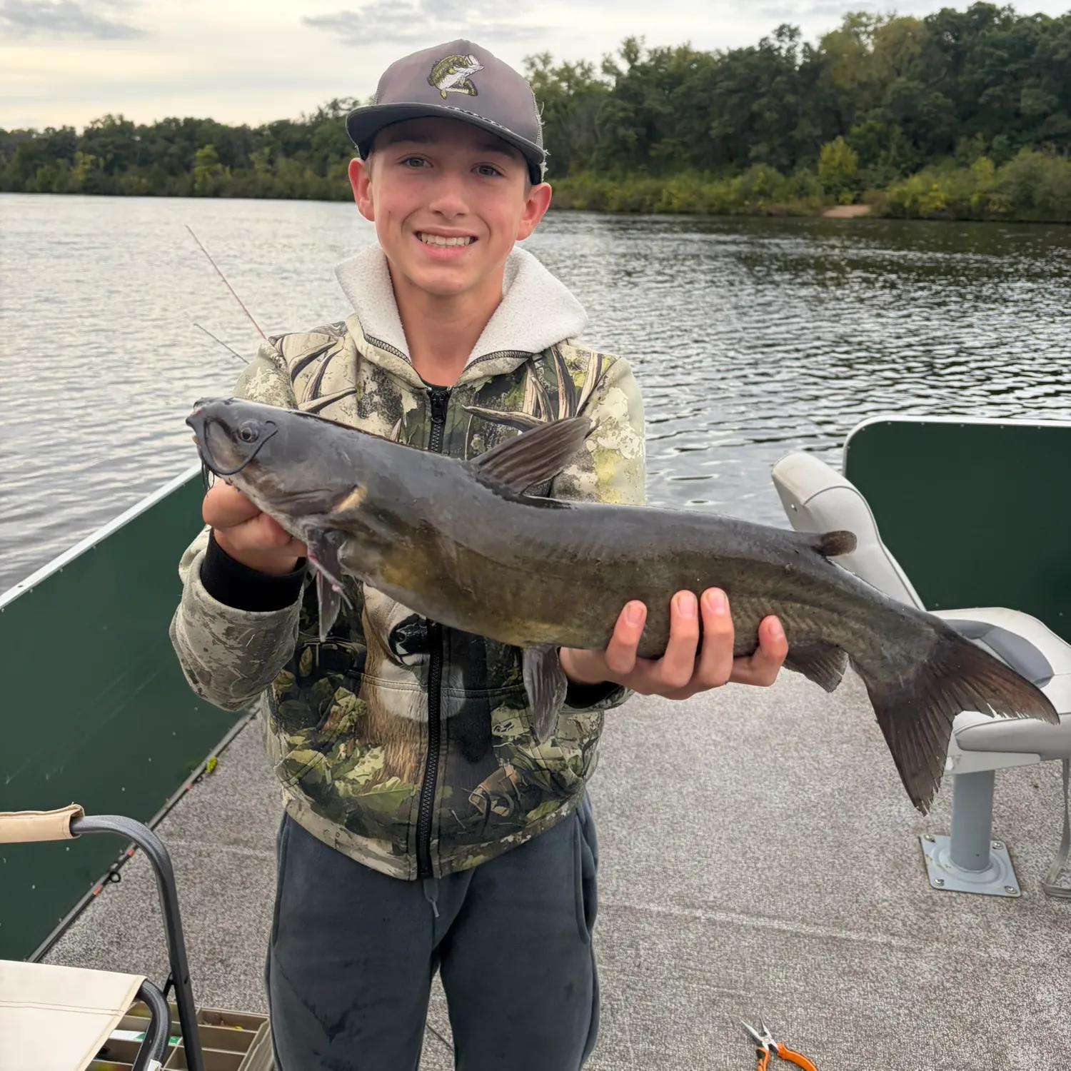 Channel catfish caught on Fishbrain