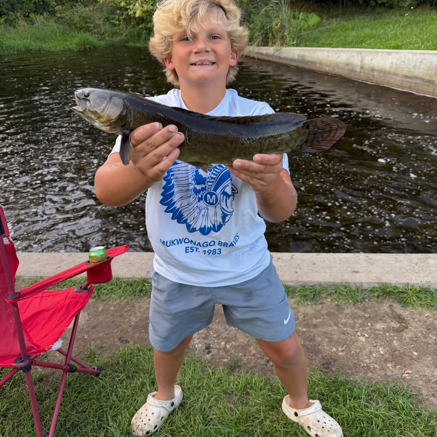Eyetail bowfin caught on Fishbrain