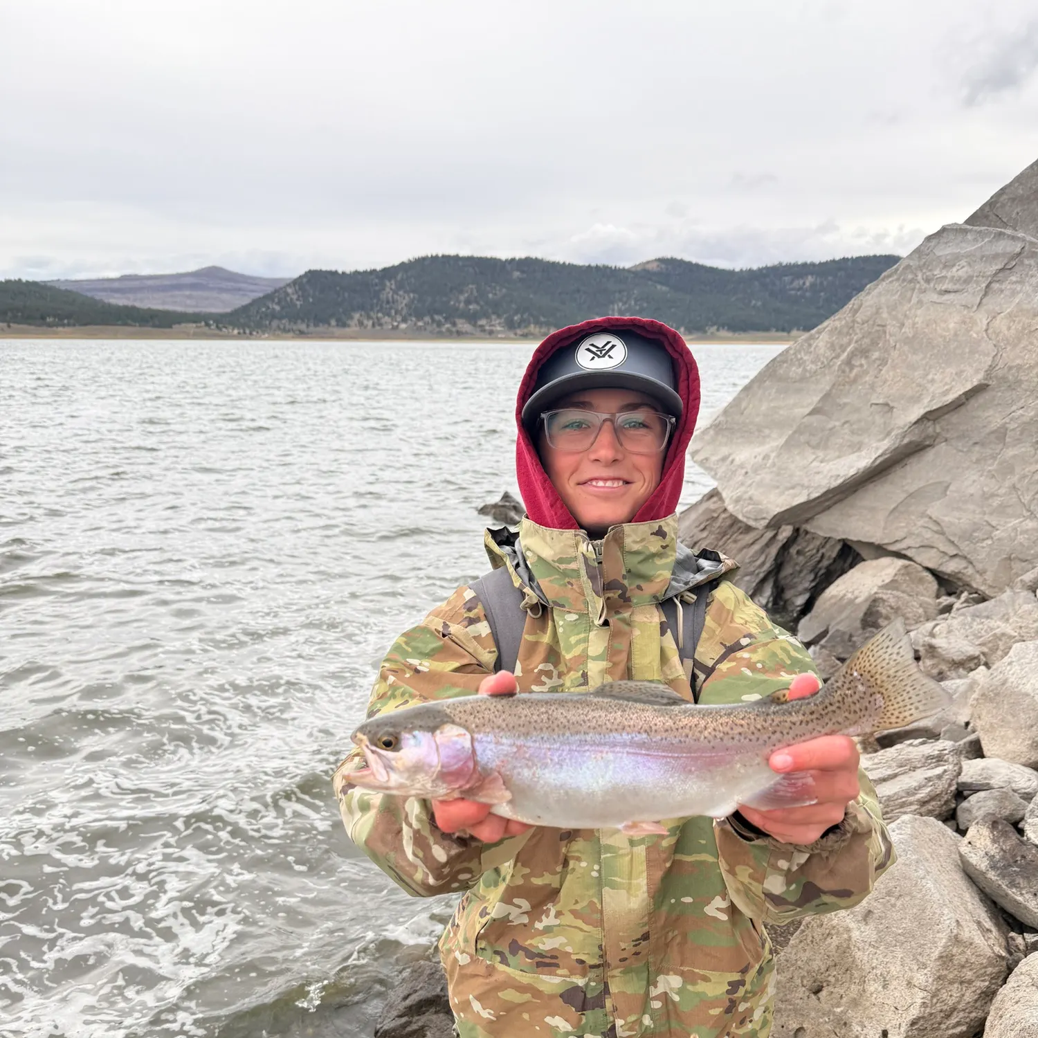Rainbow trout caught on Fishbrain