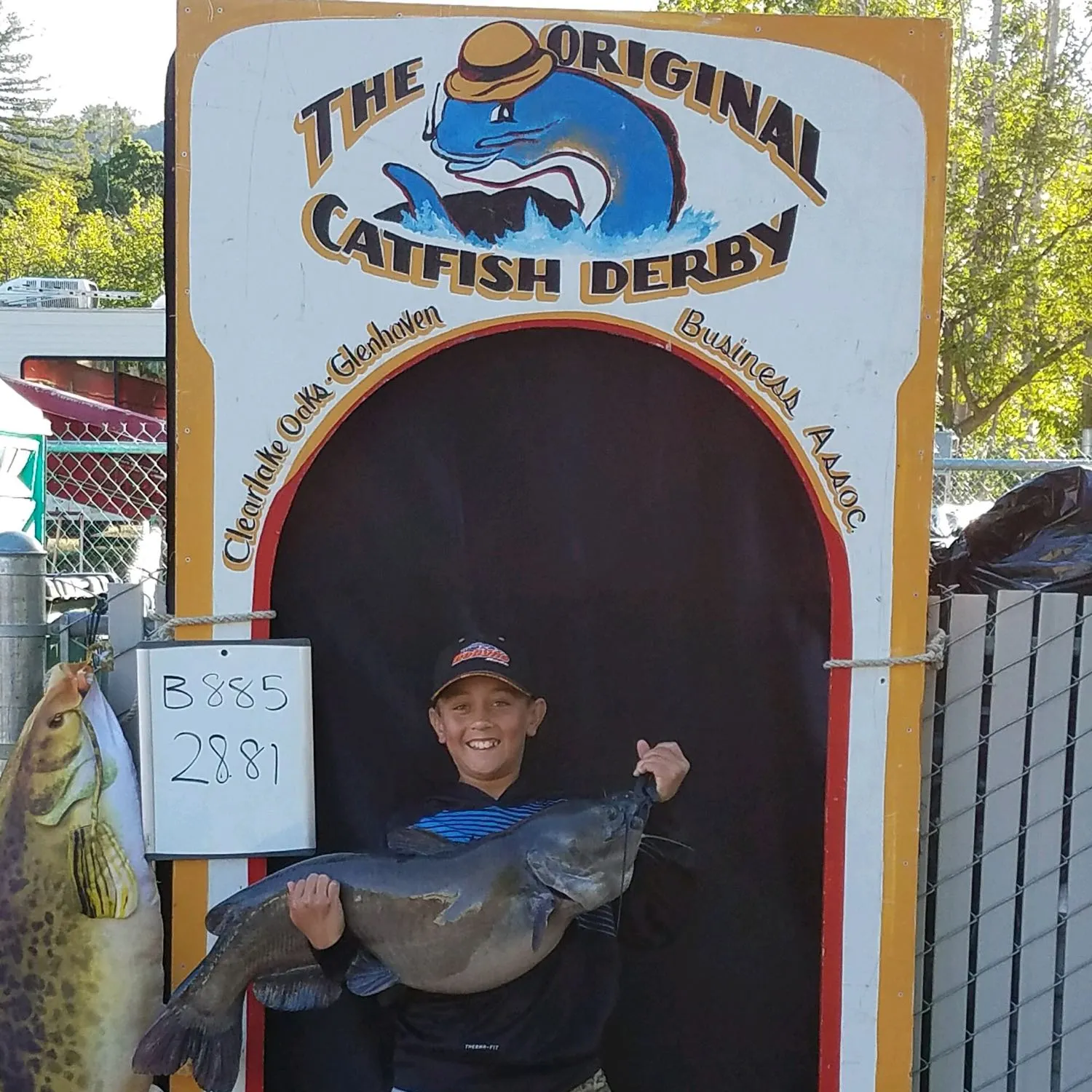 Blue catfish caught on Fishbrain