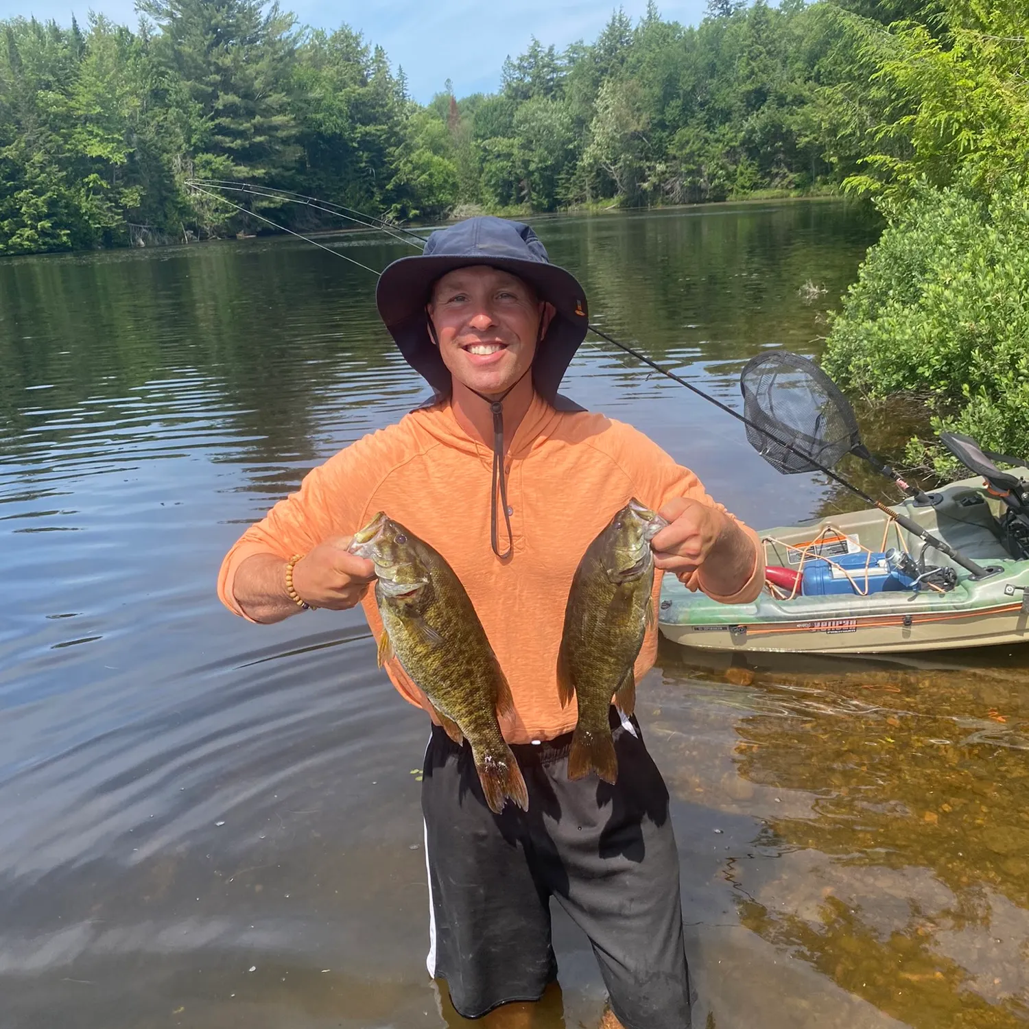 Smallmouth bass caught on Fishbrain