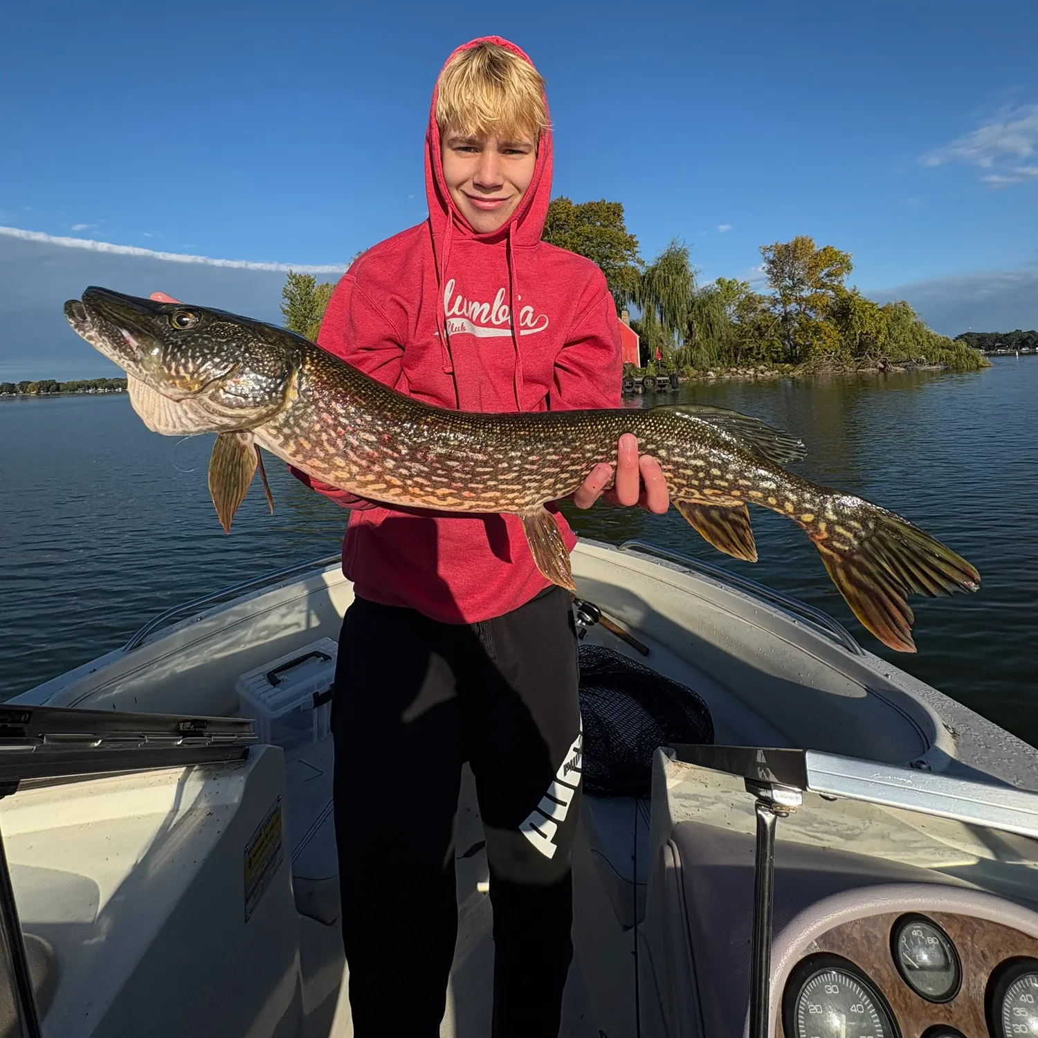 Northern pike caught on Fishbrain