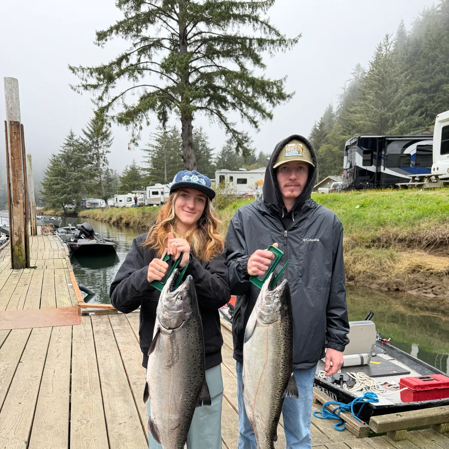 Chinook salmon caught on Fishbrain
