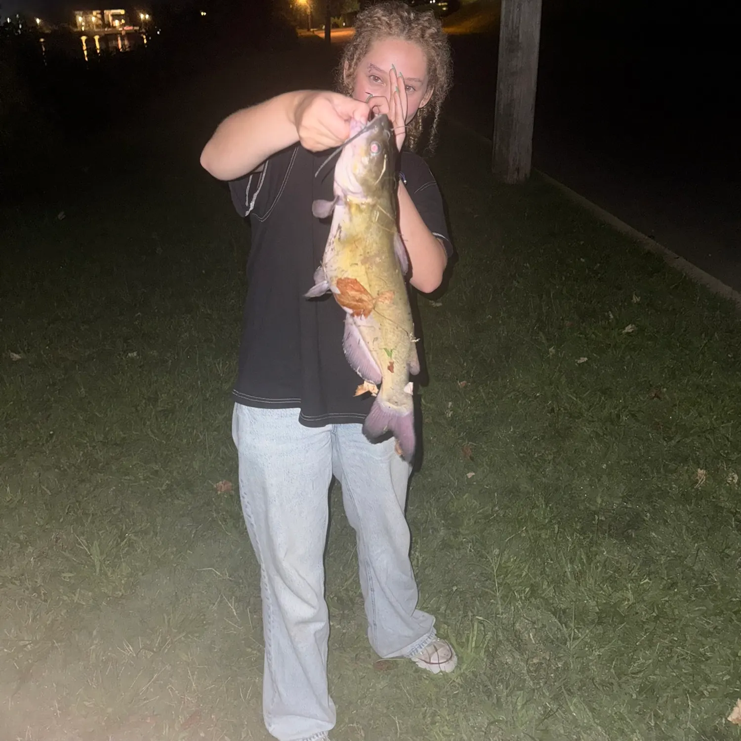 Channel catfish caught on Fishbrain
