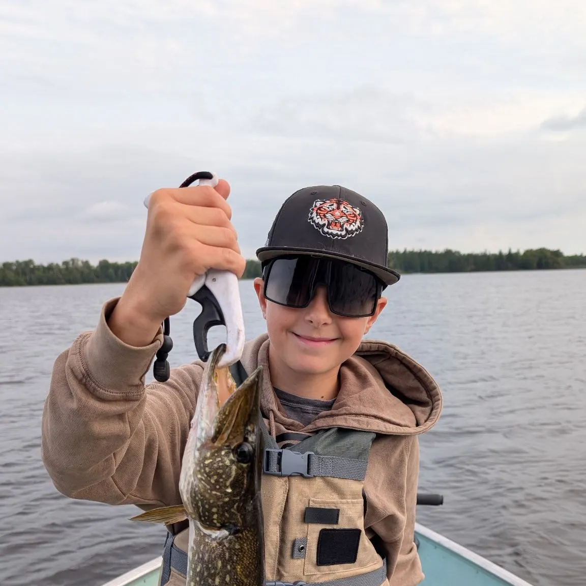 Northern pike caught on Fishbrain