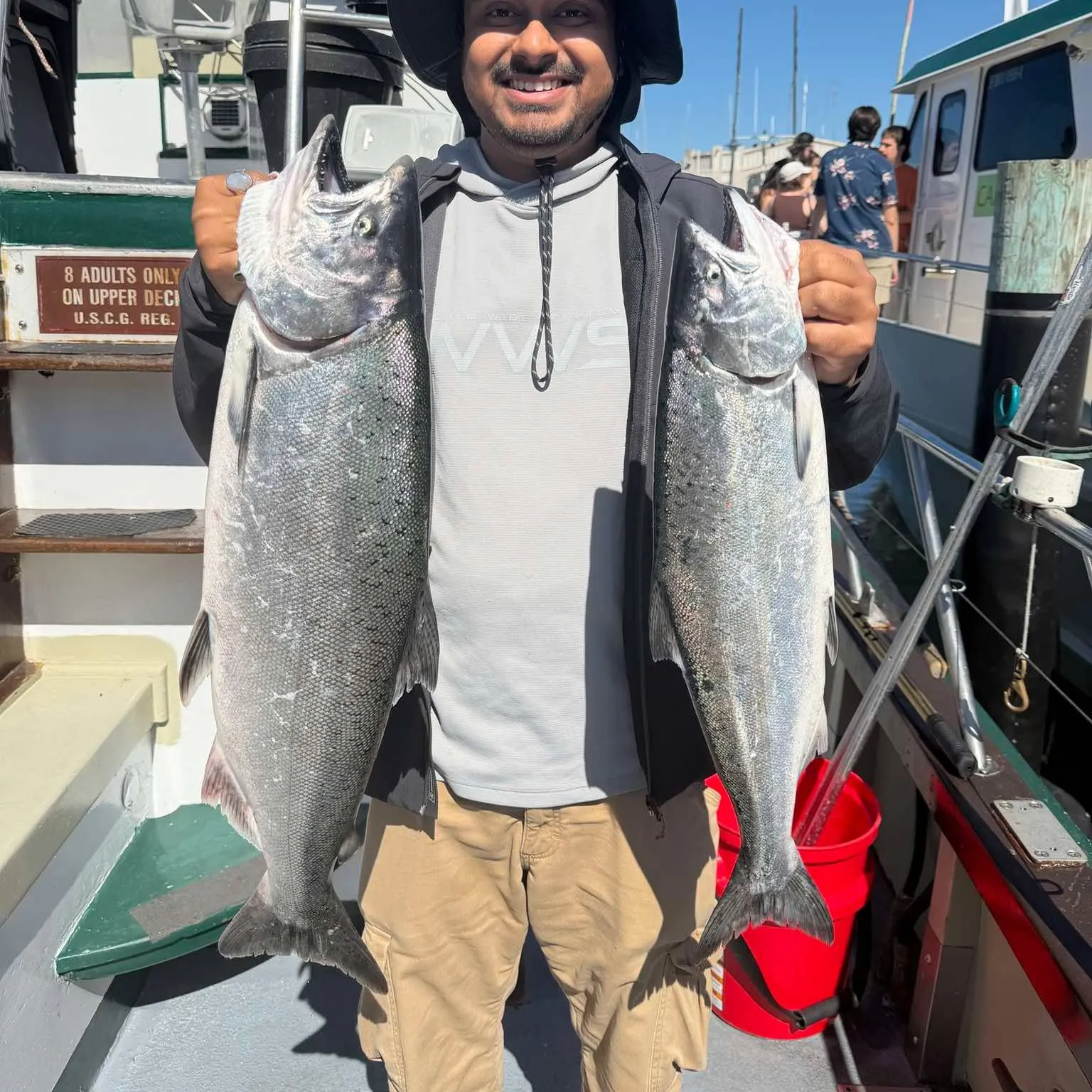 Chinook salmon caught on Fishbrain