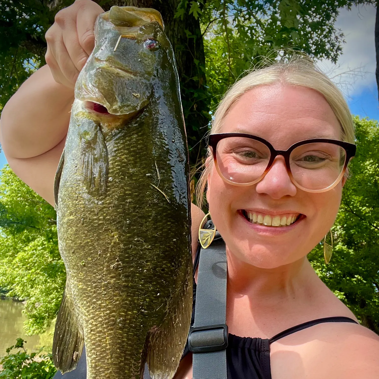 Smallmouth bass caught on Fishbrain