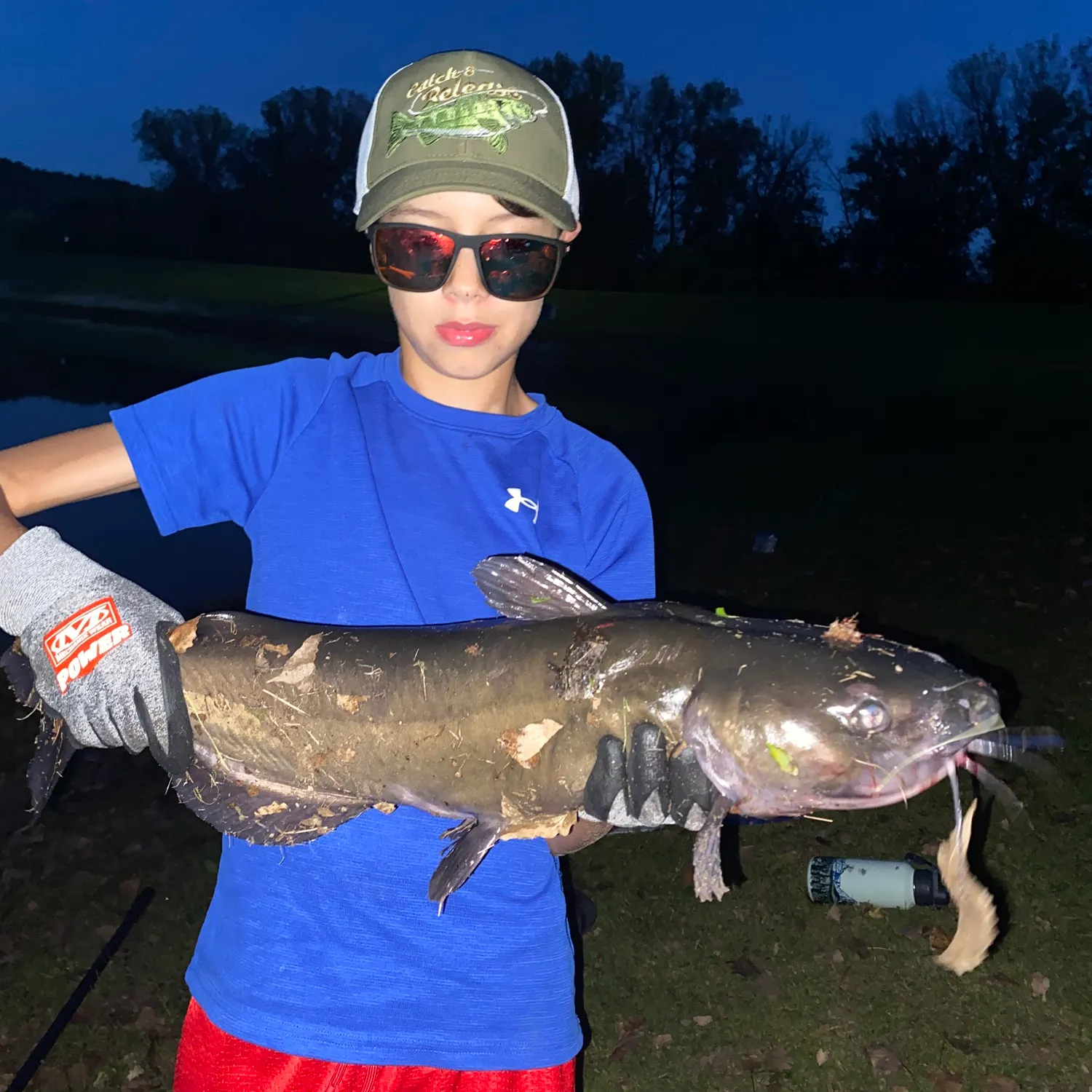 Channel catfish caught on Fishbrain