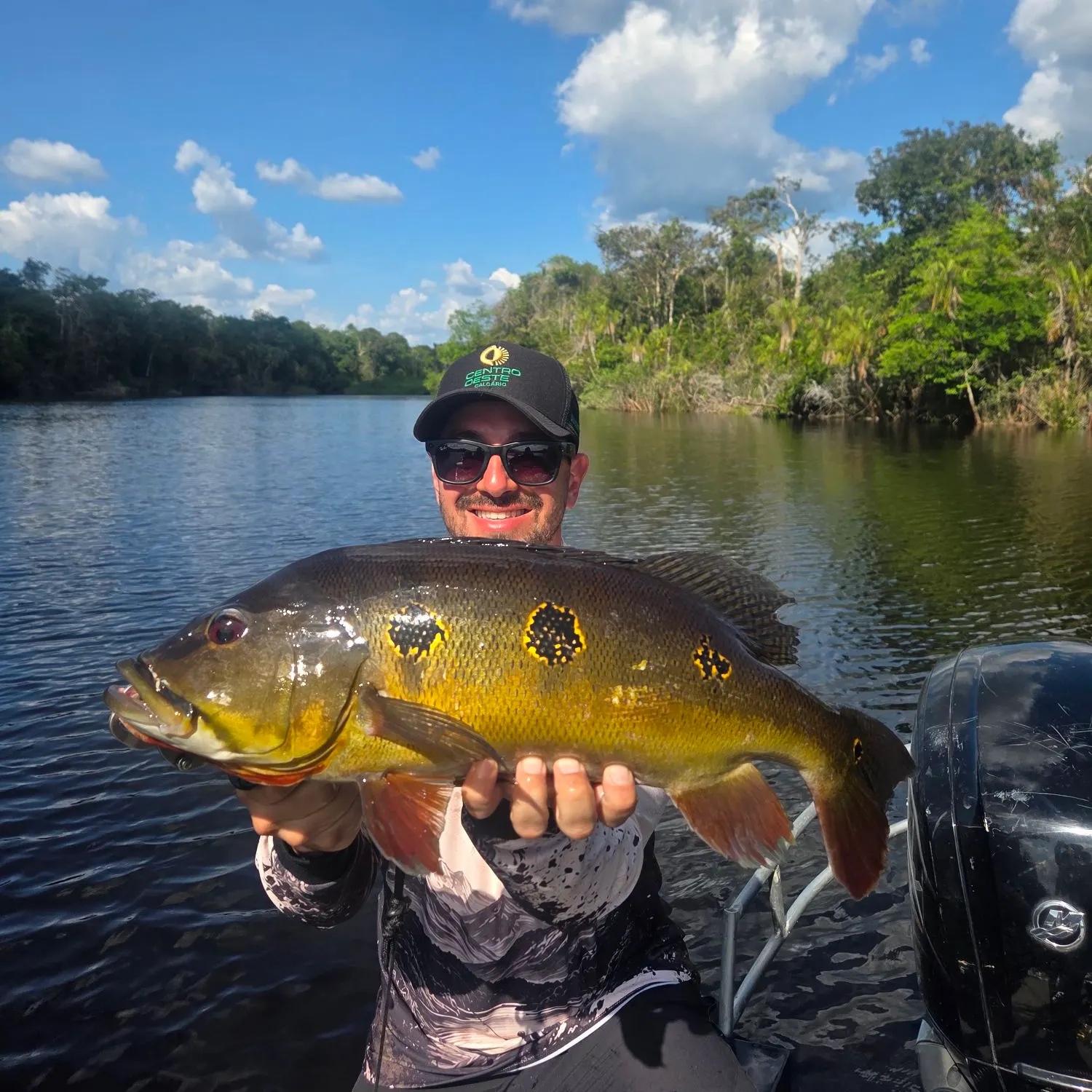 Butterfly peacock bass caught on Fishbrain