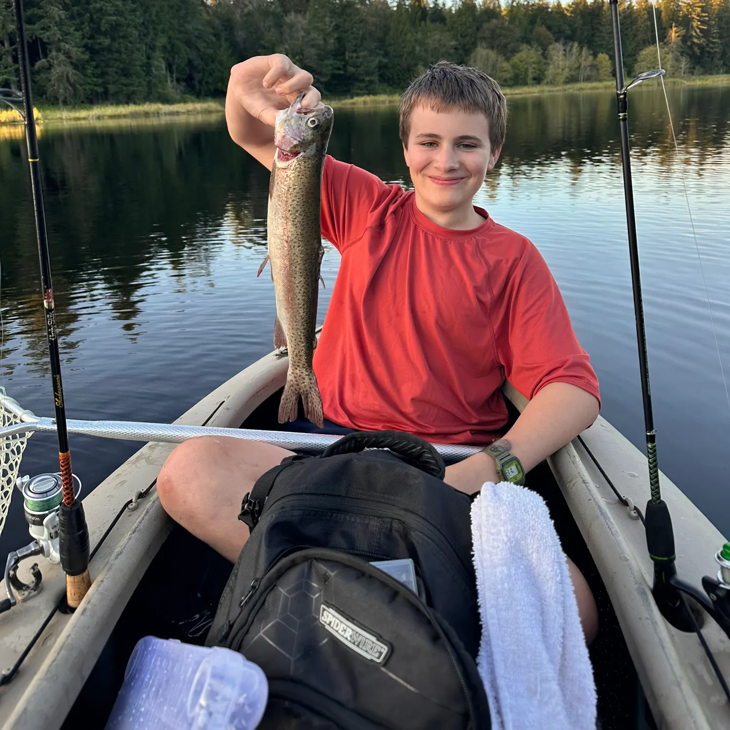 Rainbow trout caught on Fishbrain