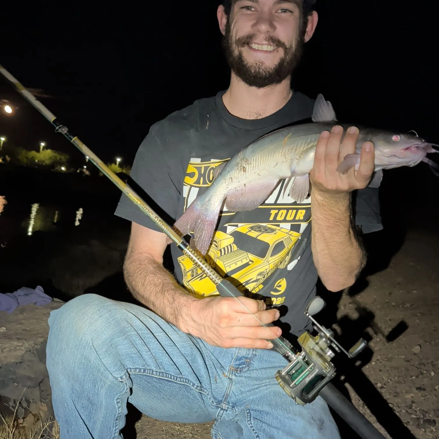 Channel catfish caught on Fishbrain
