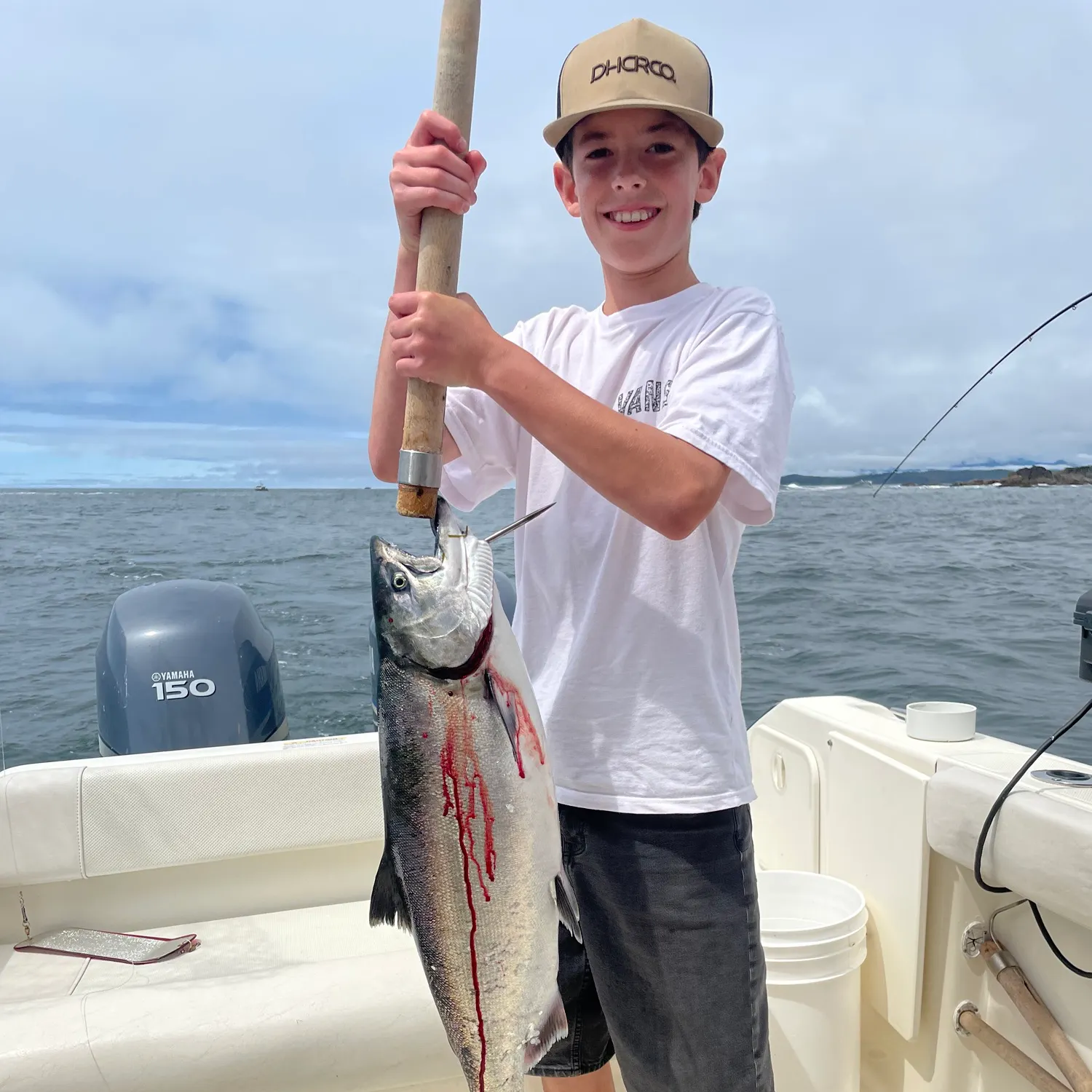 Chinook salmon caught on Fishbrain