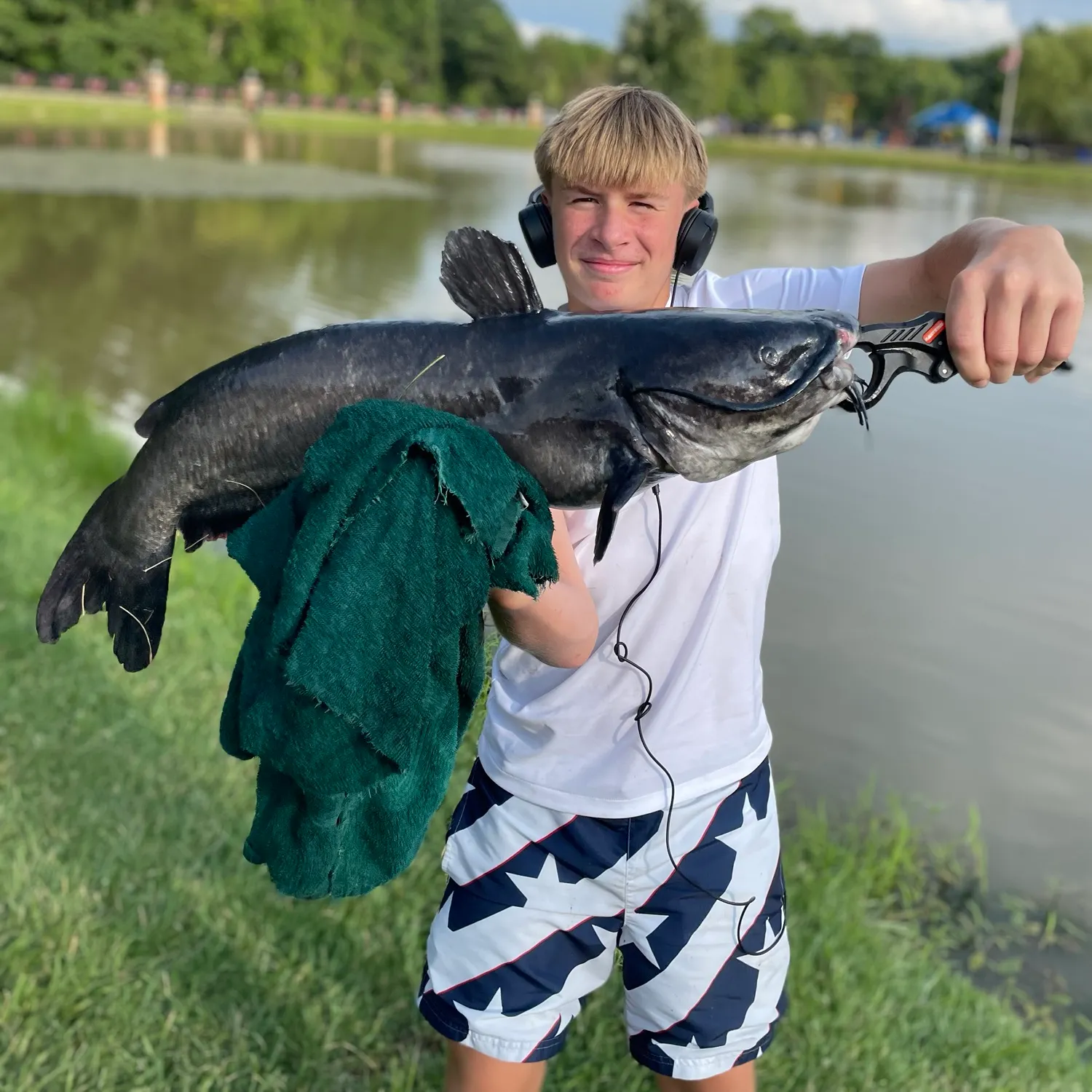 Channel catfish caught on Fishbrain