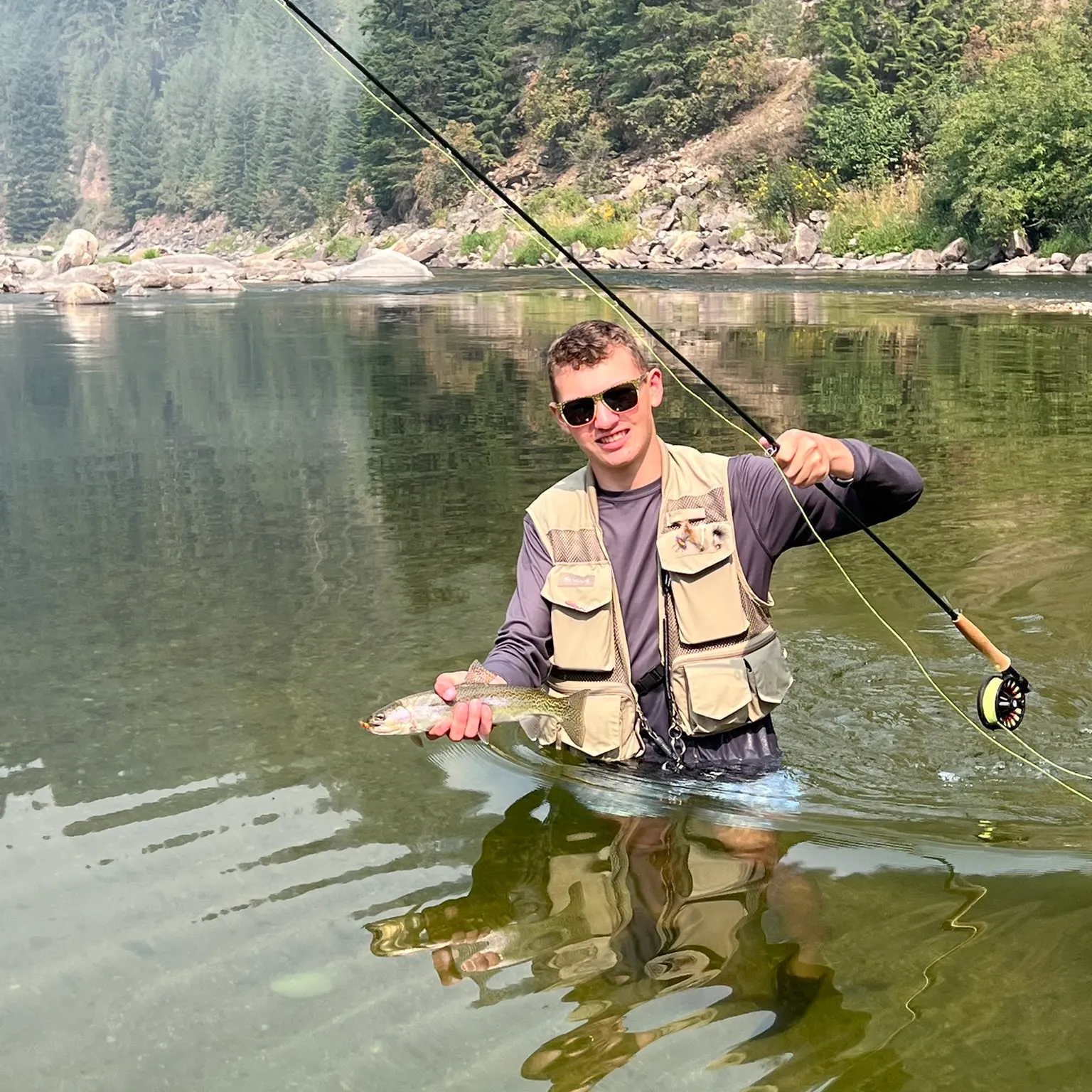 Cutthroat trout caught on Fishbrain