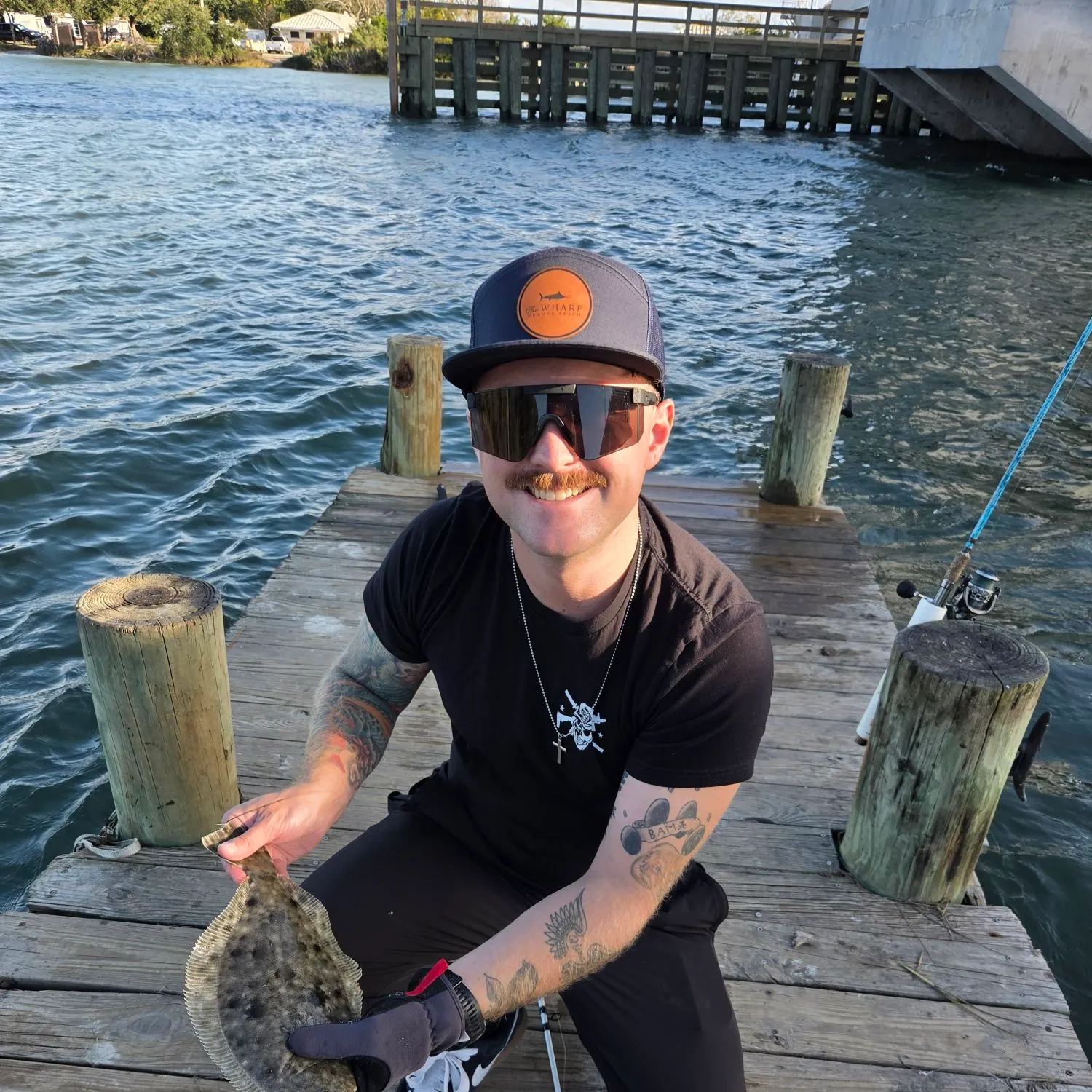 Southern flounder caught on Fishbrain