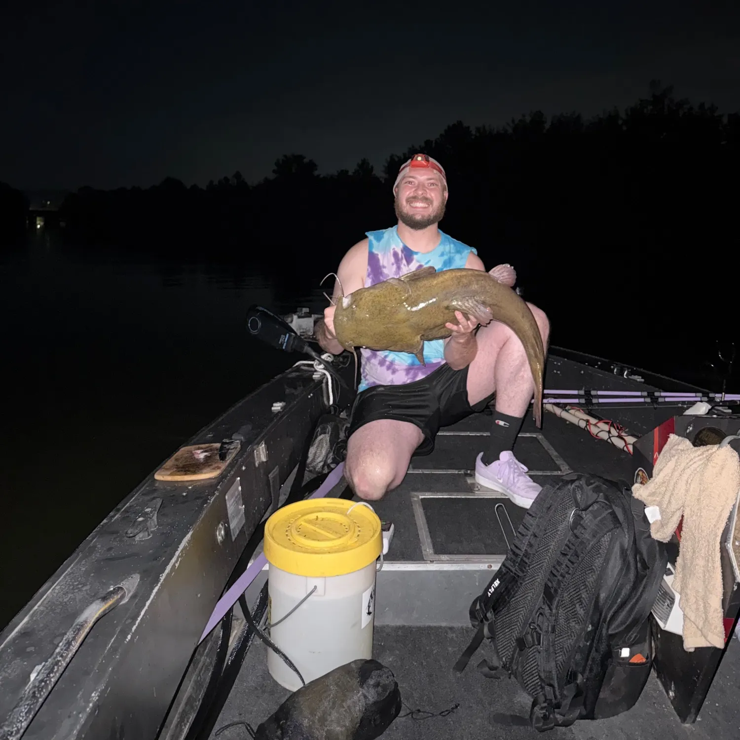 Flathead catfish caught on Fishbrain
