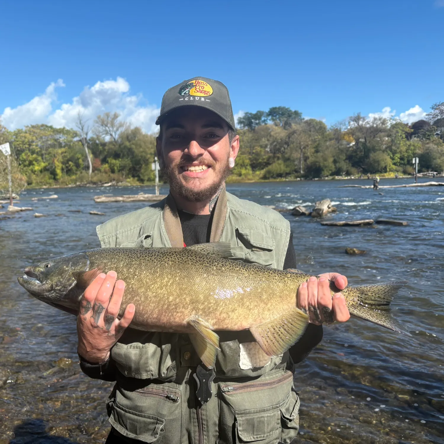 Chinook salmon caught on Fishbrain