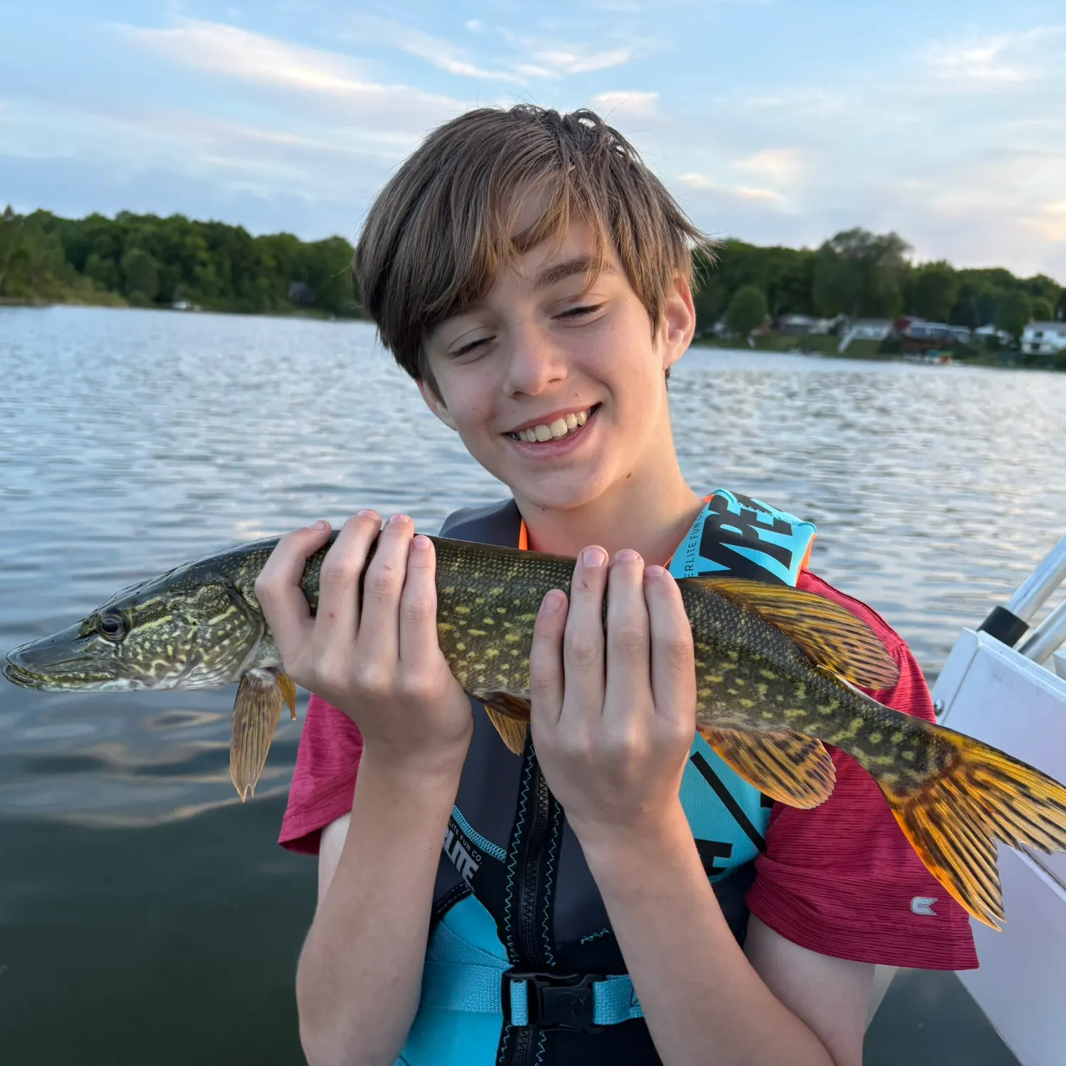 Northern pike caught on Fishbrain