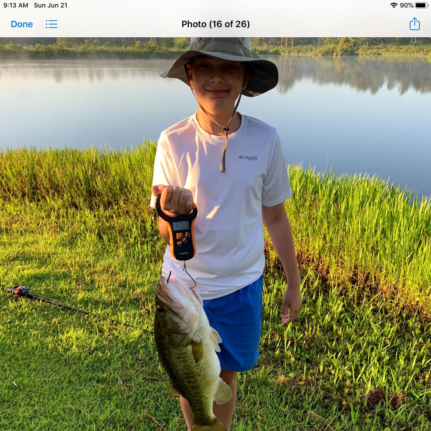 recently logged catches