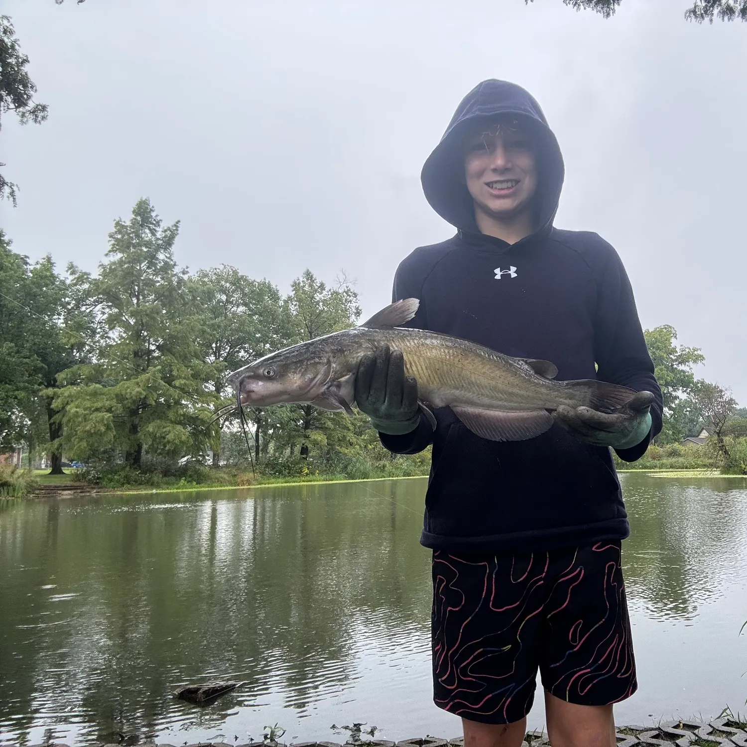 Channel catfish caught on Fishbrain